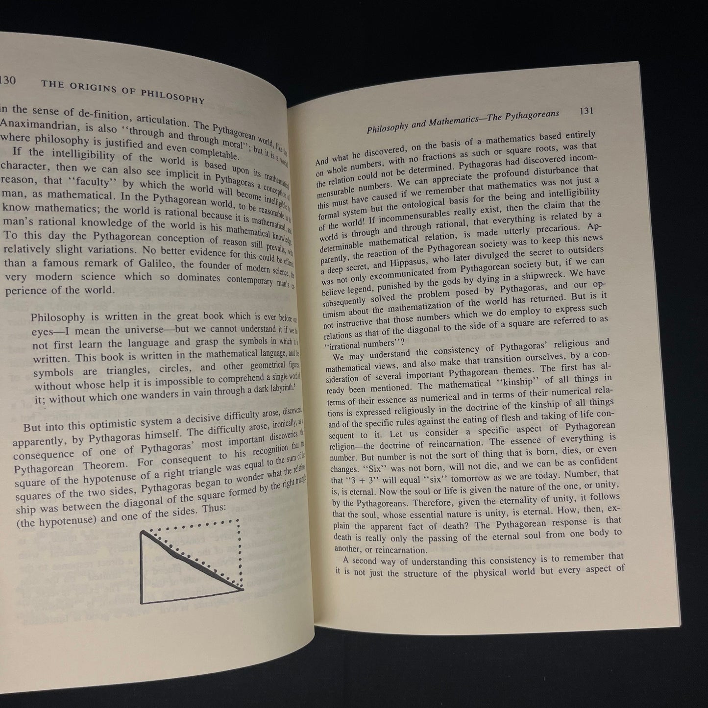 The Origins of Philosophy: The Rise in Myth and the Pre-Socratics by Drew Hyland (1973) Vintage Hardcover Book