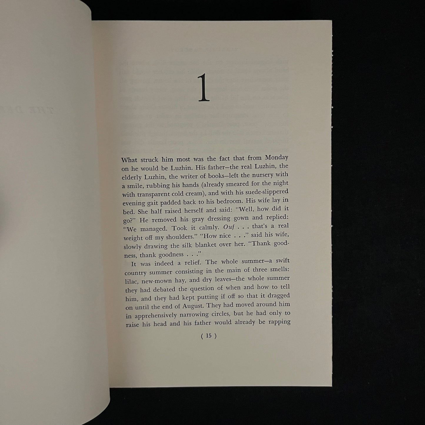 First Printing - The Defense by Vladimir Nabokov (1964) Vintage Hardcover Book