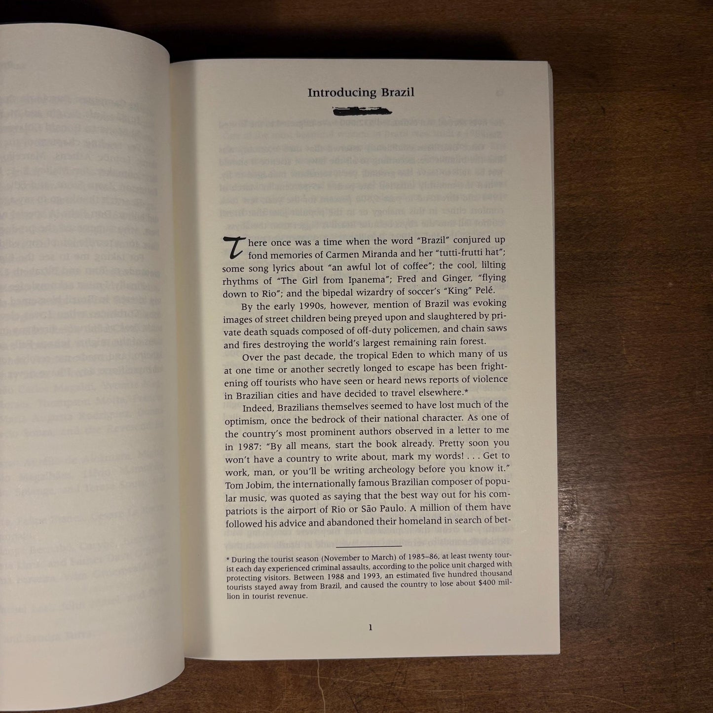 Early Printing - The Brazilians / Joseph A. Page (1995) Vintage Hardcover Book