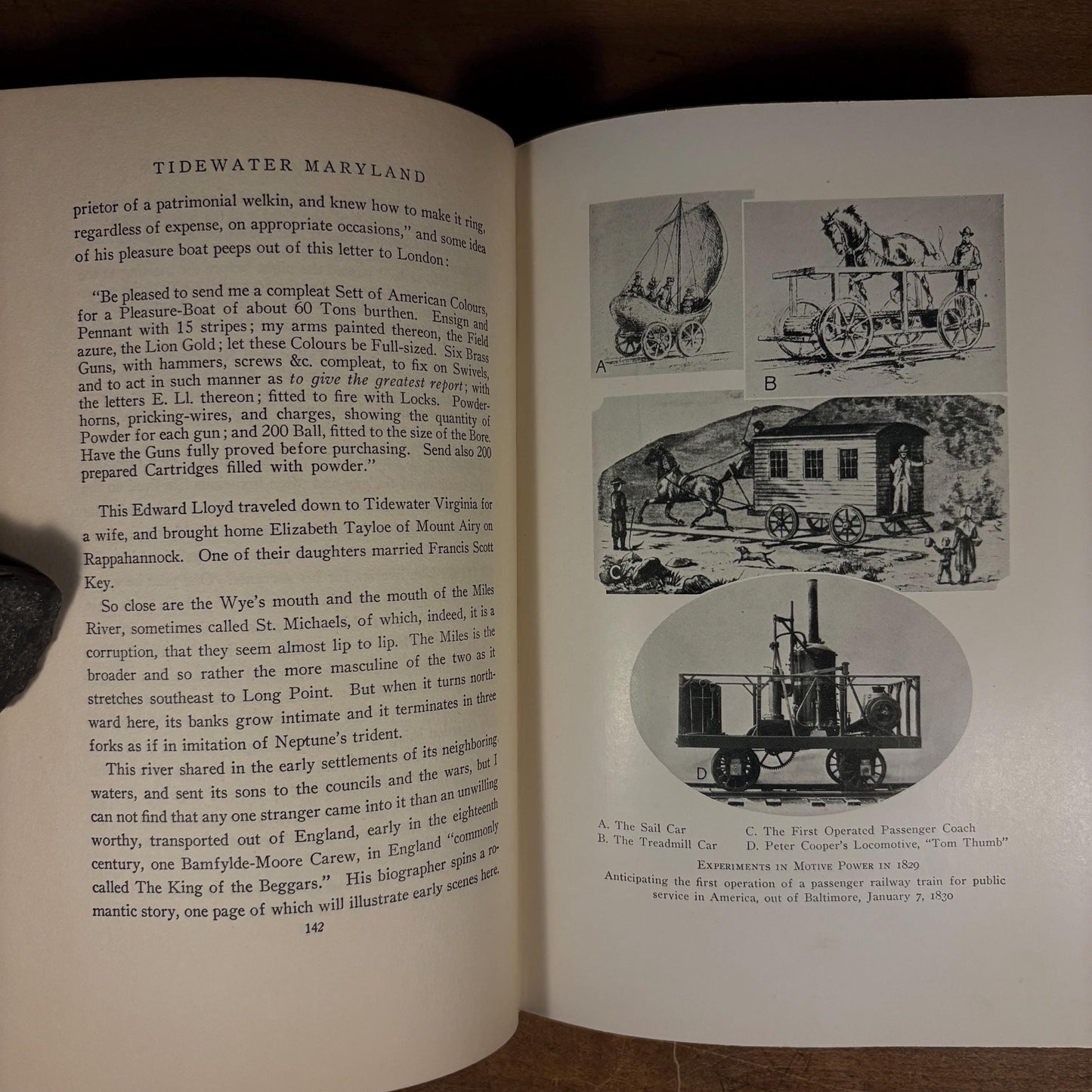 First Printing - Tidewater Maryland / Paul Wilstach (1931) Vintage Hardcover Book