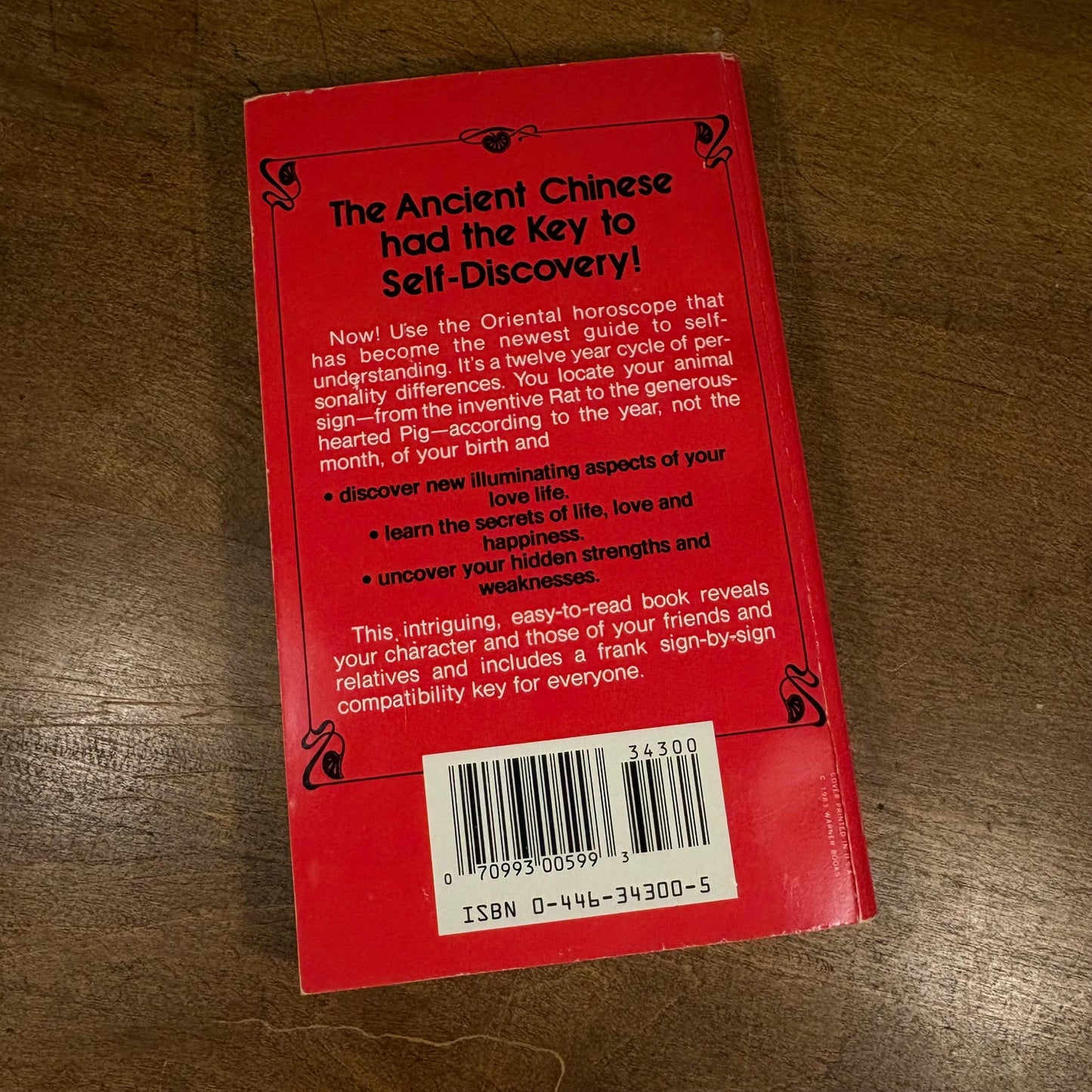 Chinese Astrology / Paula Delsol (1980s) Vintage Paperback Book