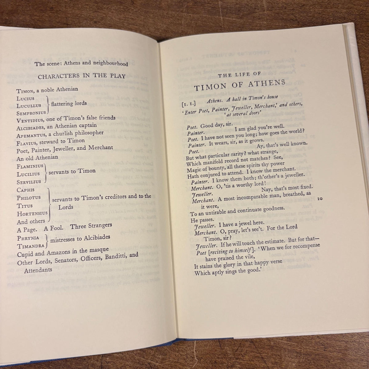 Timon of Athens / Shakespeare (1961) Vintage Hardcover Book