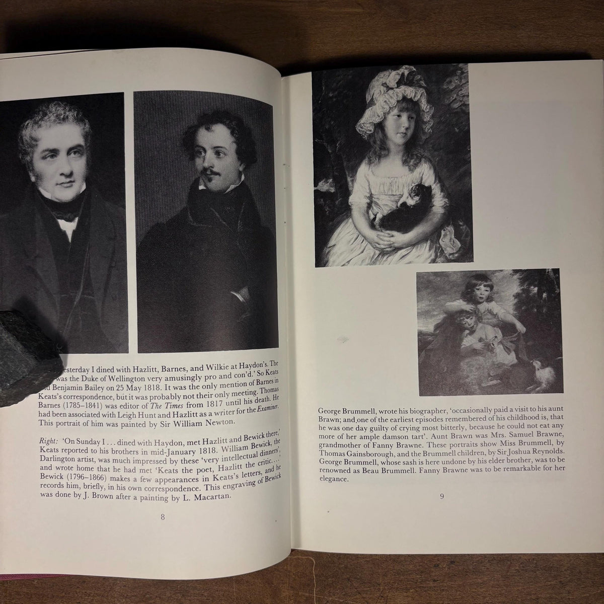 Keats and his Circle: An Album of Portraits / Joanna Richardson (1980) Vintage Hardcover Book