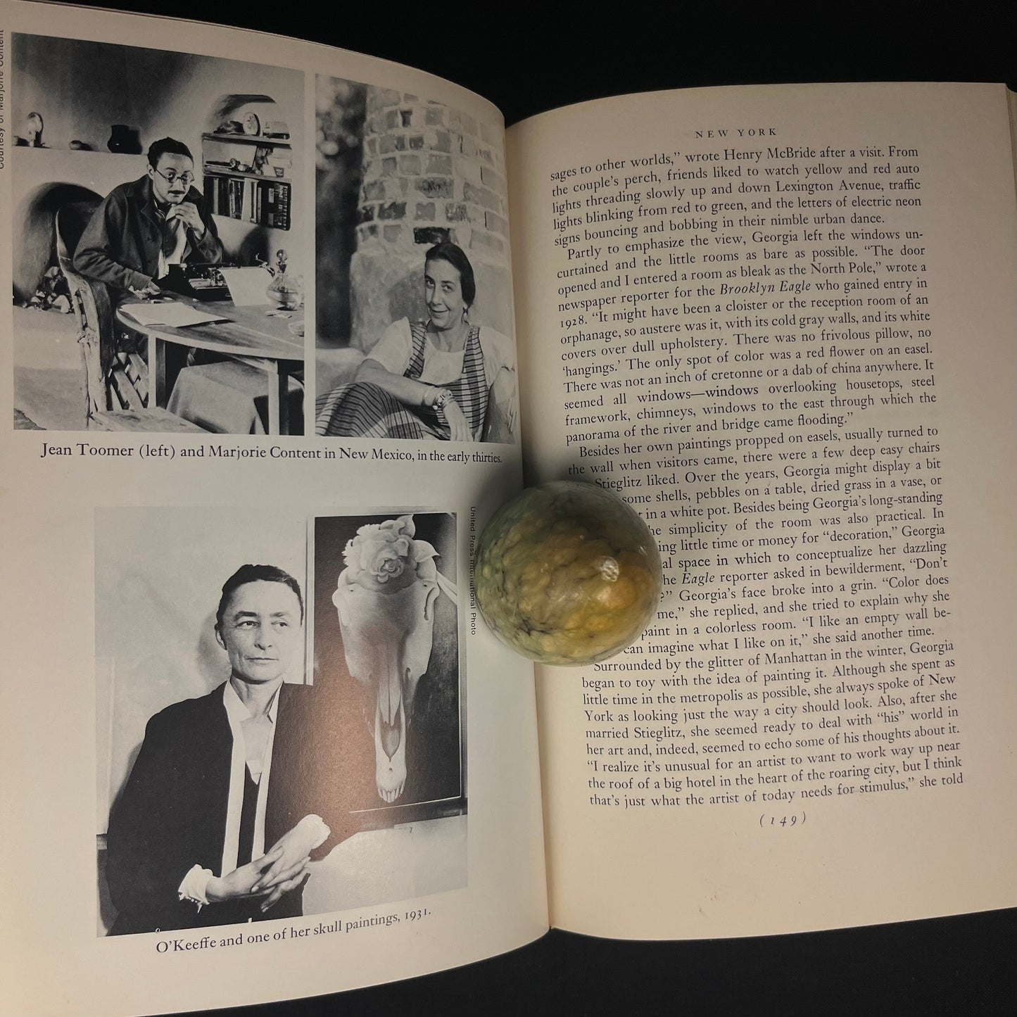 First Edition - Portrait of an Artist: A Biography of Georgia O'Keeffe by Laurie Lisle (1980) Vintage Hardcover Book