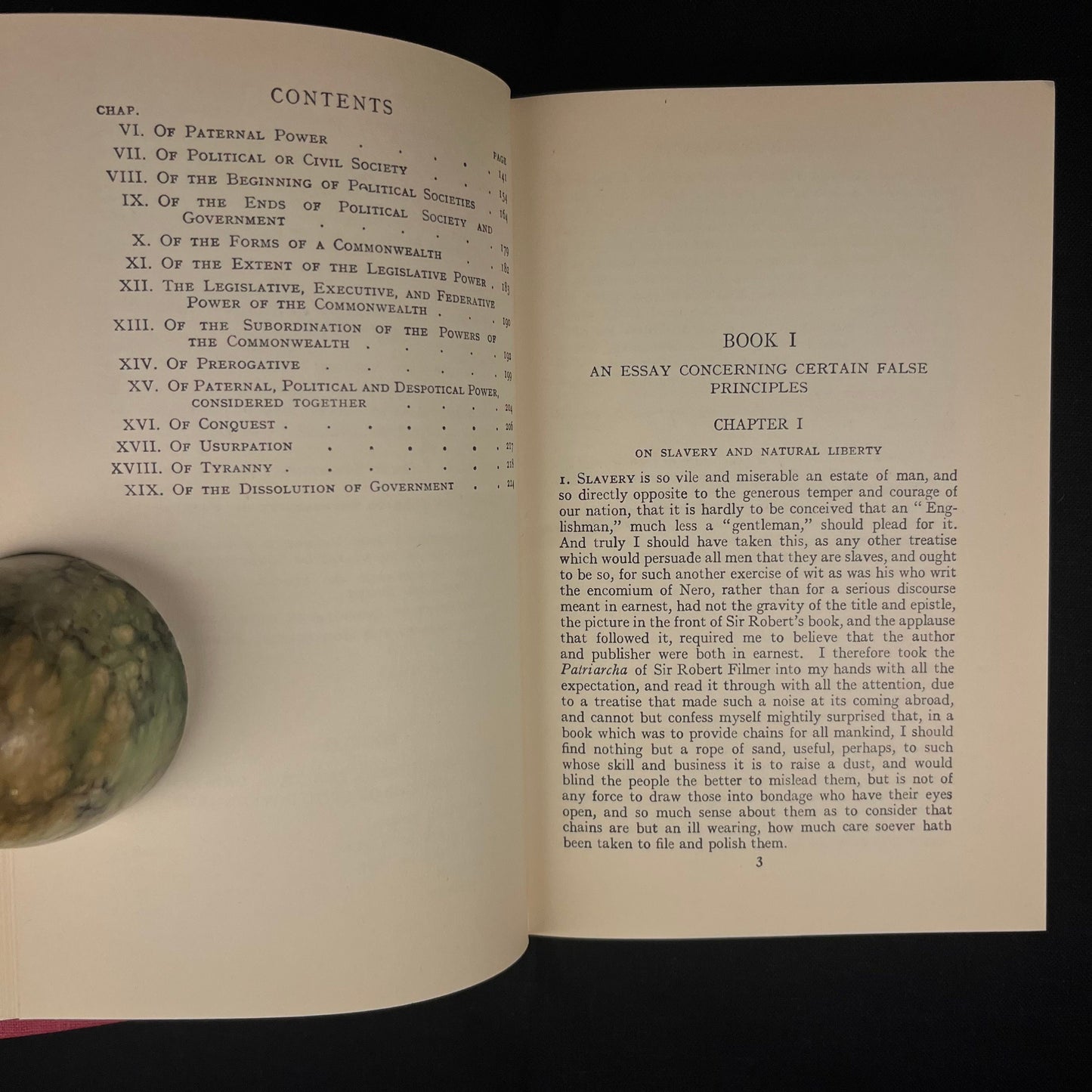 Everyman’s Library - Two Treatises of Civil Government by John Locke (1962) Vintage Hardcover Book