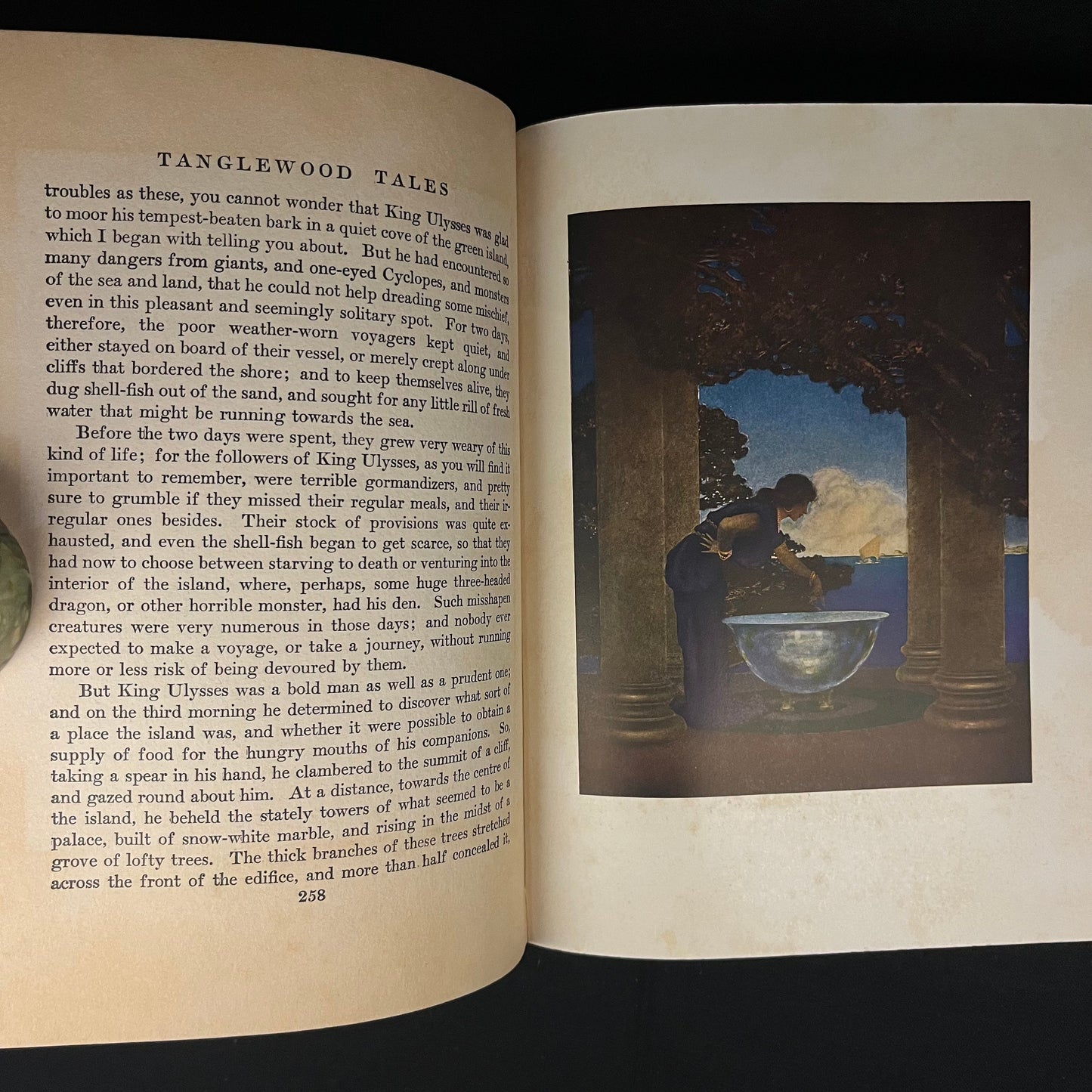 A Wonder Book and Tanglewood Tales for Girls and Boys by Nathaniel Hawthorne (1922) Vintage Hardcover Children’s Book