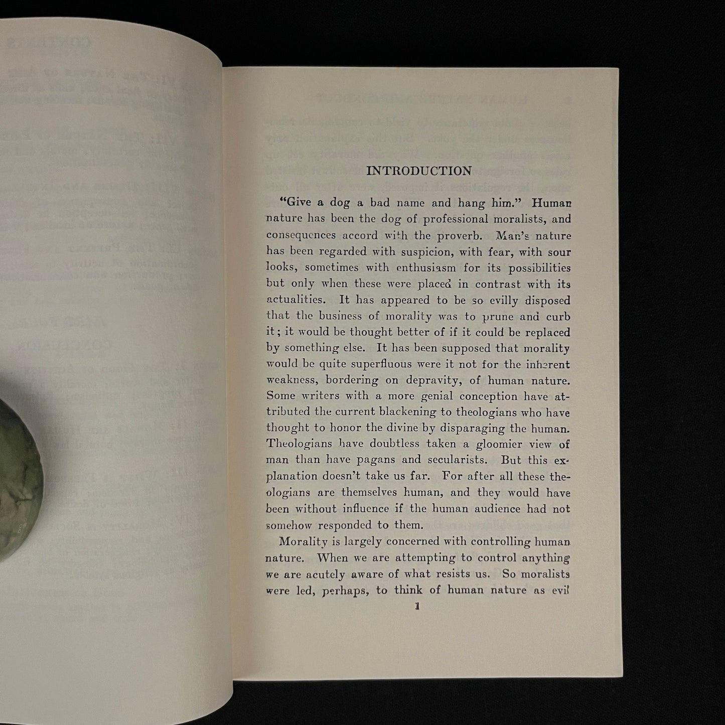 Modern Library - Human Nature and Conduct: An Introduction to Social Psychology by John Dewey (1957) Vintage Hardcover Book