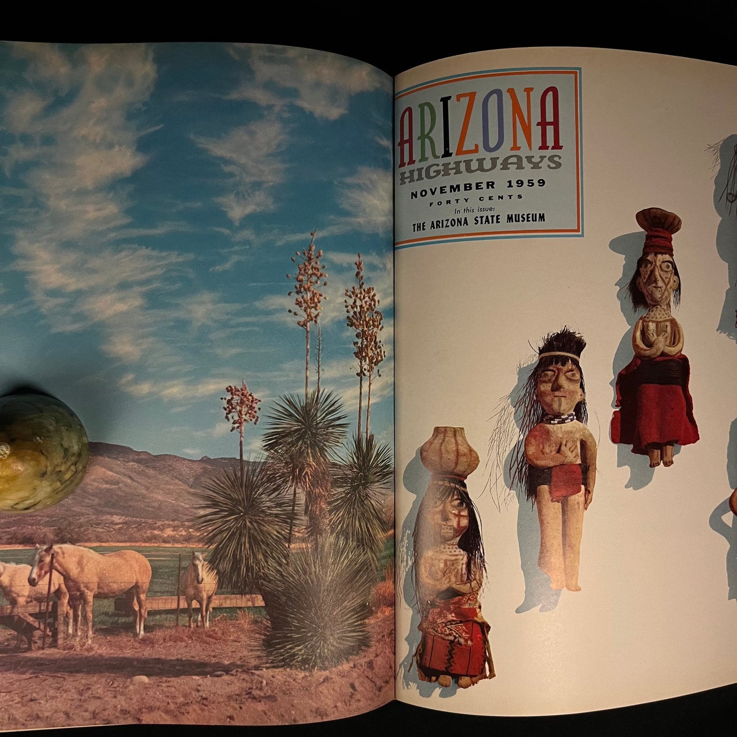 Arizona Highways Magazine - Whole Year Bound Volume (1959) Vintage Hardcover Book