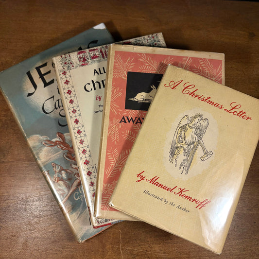 Away in a Manger and More: A Vintage Christmas Library (1941-1954) Hardcover Book Collection