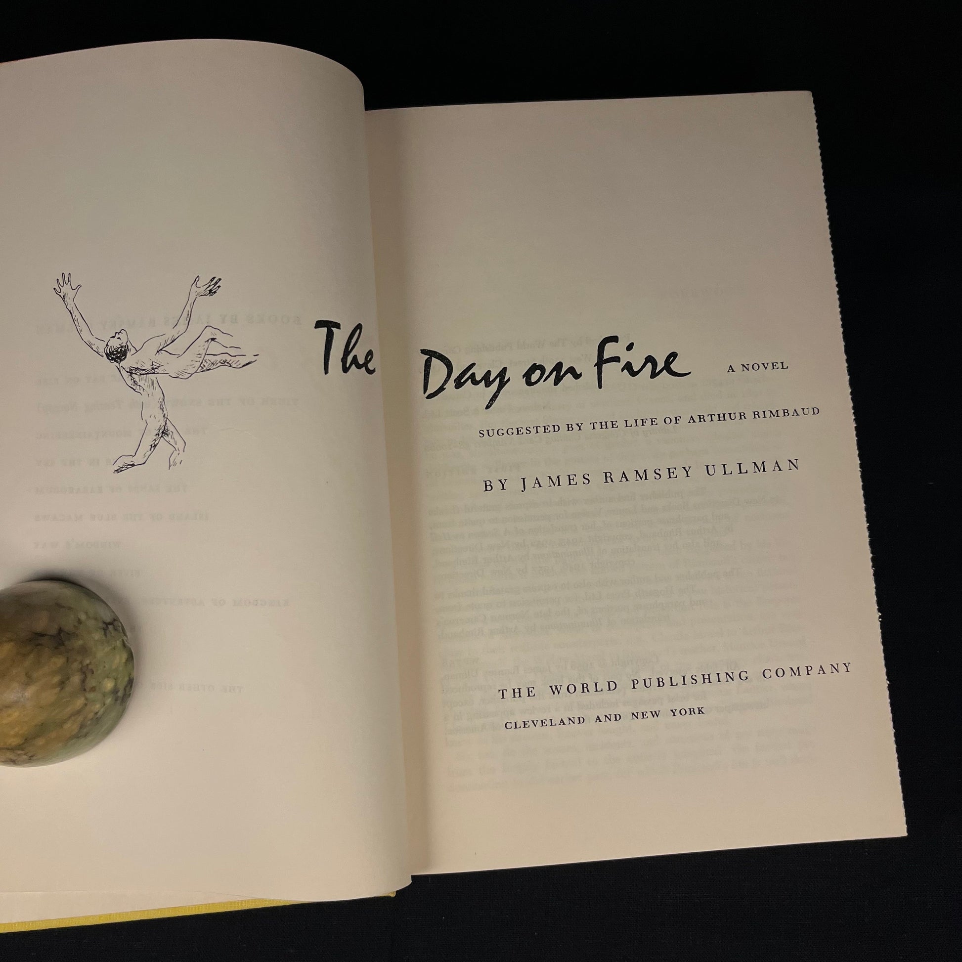 First Printing - The Day on Fire by James Ramsey Ullman (1958) Hardcover Book