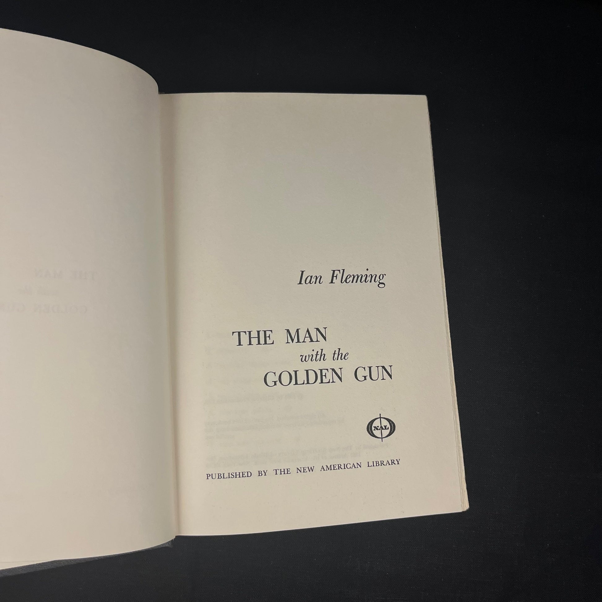 The Man with the Golden Gun by Ian Fleming (1965) Vintage Hardcover Book