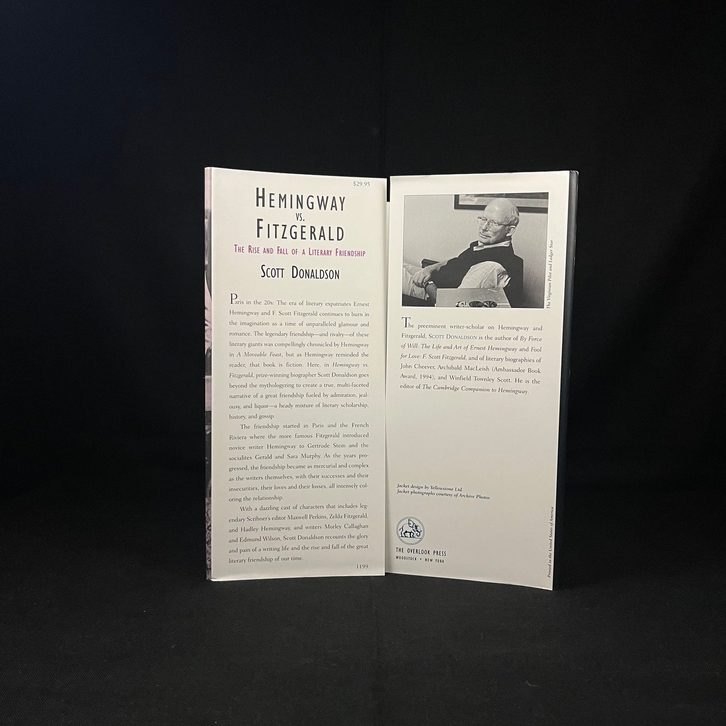 First Printing - Hemingway Vs. Fitzgerald: The Rise and Fall of a Literary Friendship by Scott Donaldson (1999) Vintage Hardcover Book