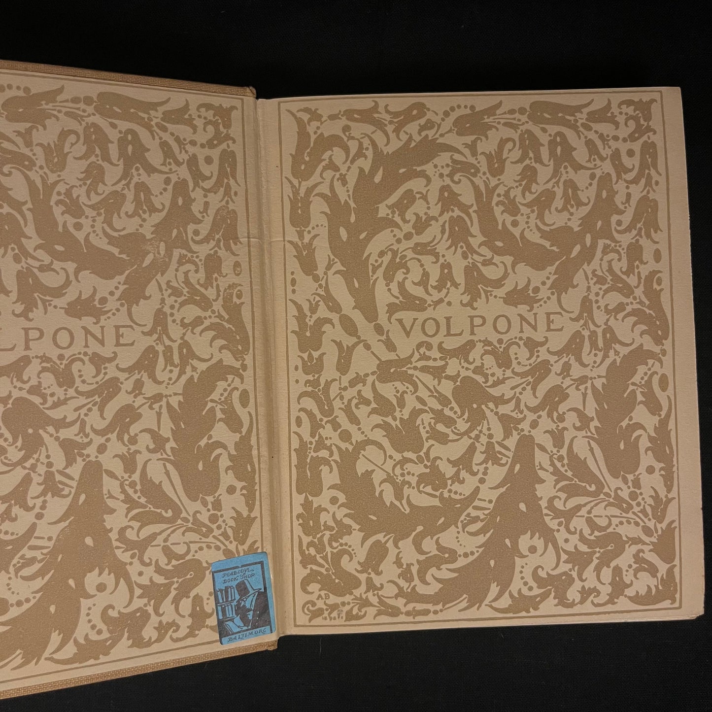 Ben Jonson’s Volpone: A Loveless Comedy in Three Acts, Freely Adapted by Stefan Zweig (1928) Hardcover Book