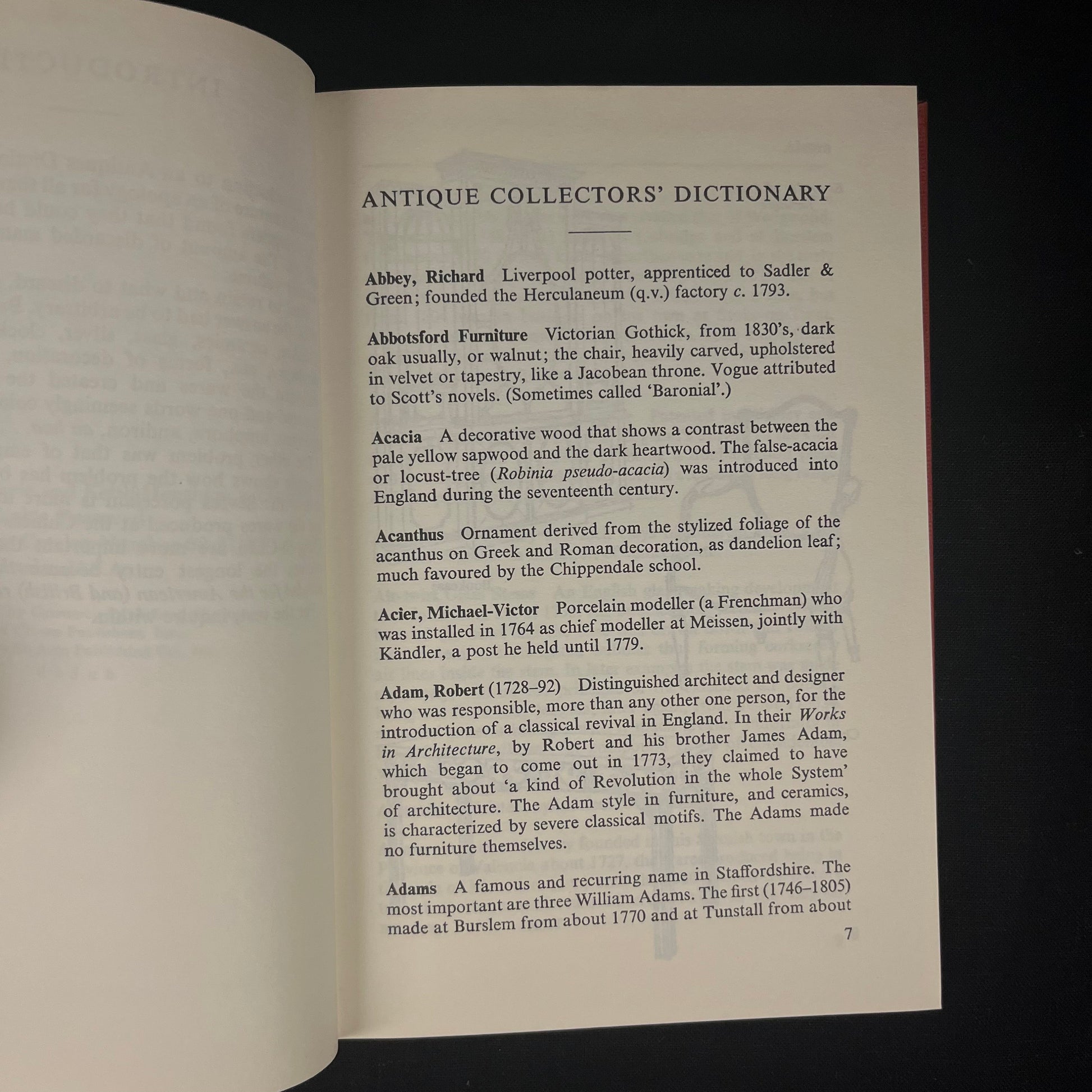 Antique Collector's Dictionary by Donald Cowie and Keith Henshaw (1962) Vintage Hardcover Book