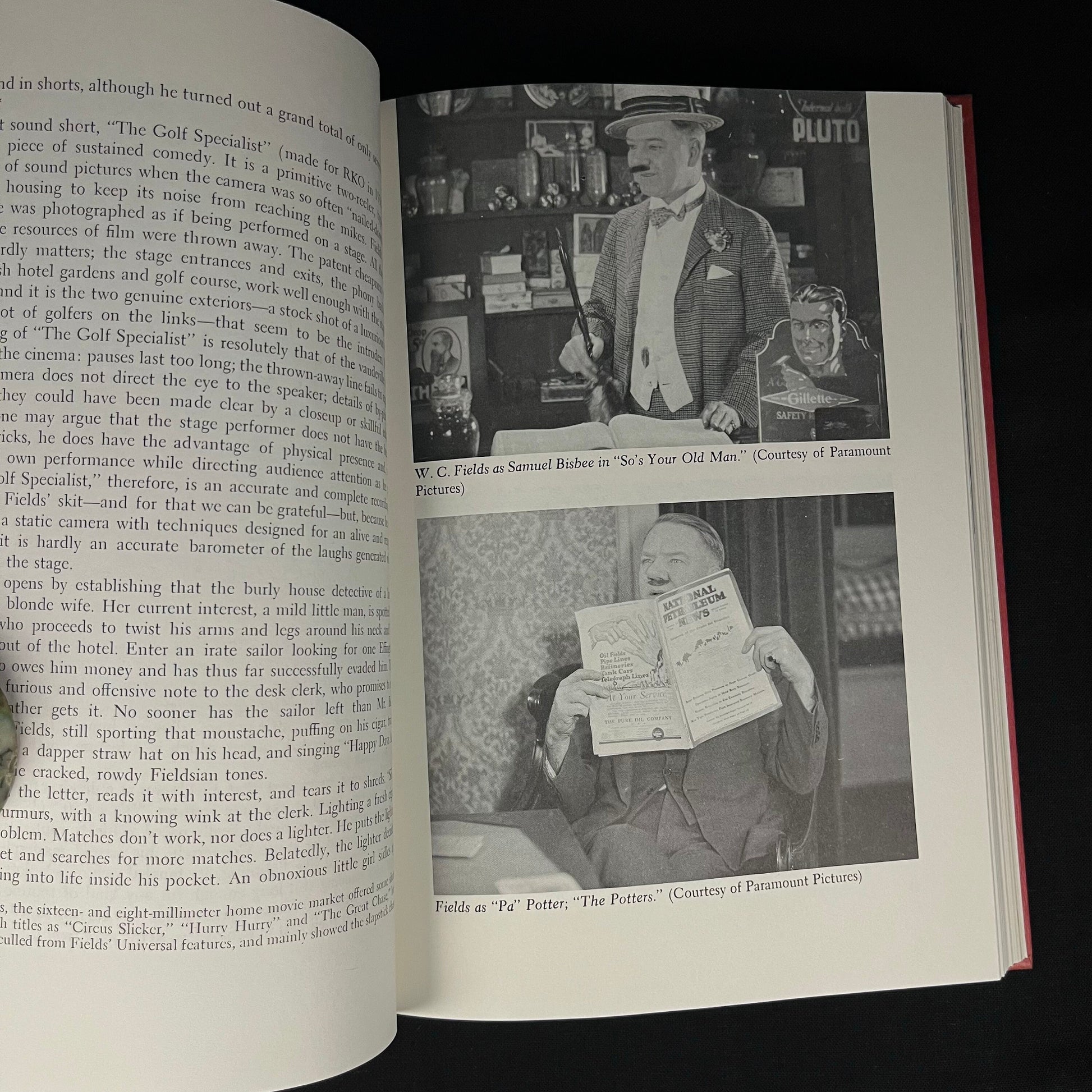 The Art of W. C. Fields by William K. Everson (1967) Vintage Hardcover Book