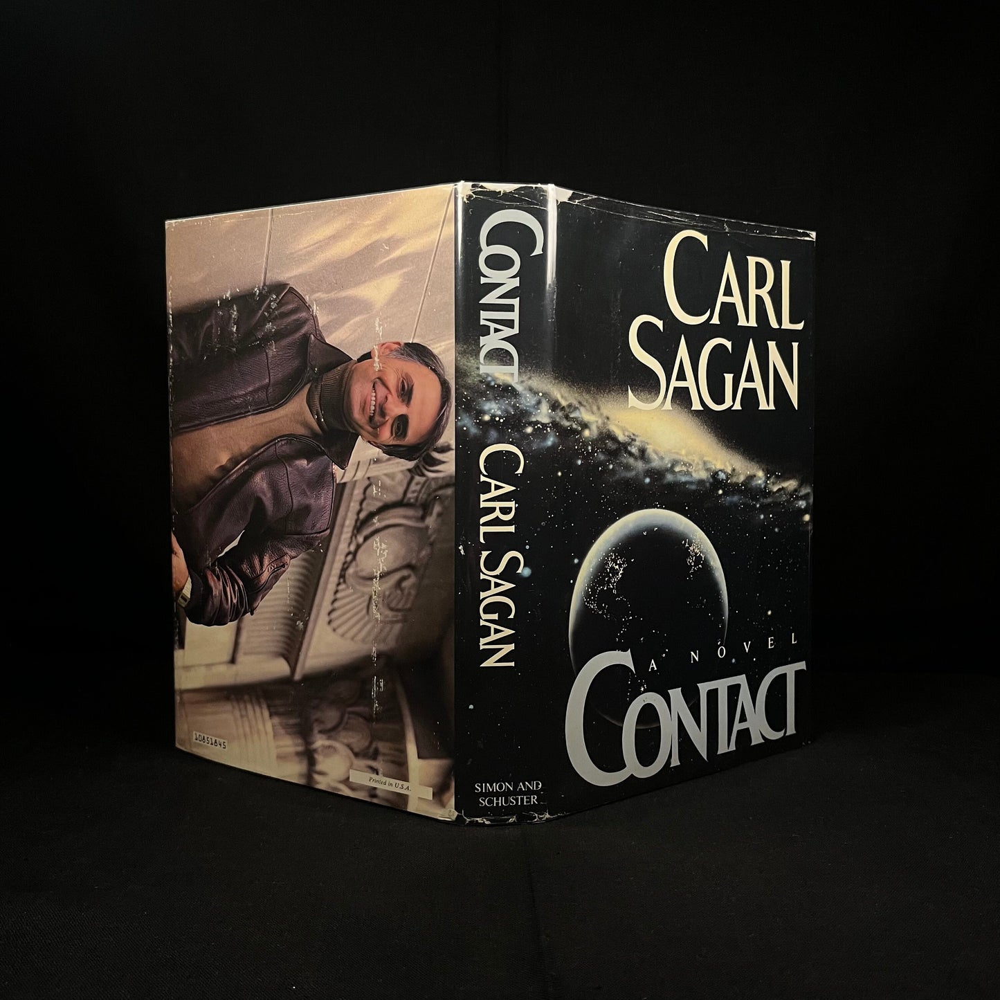 Contact: A Novel by Carl Sagan (1985) Vintage Hardcover Book