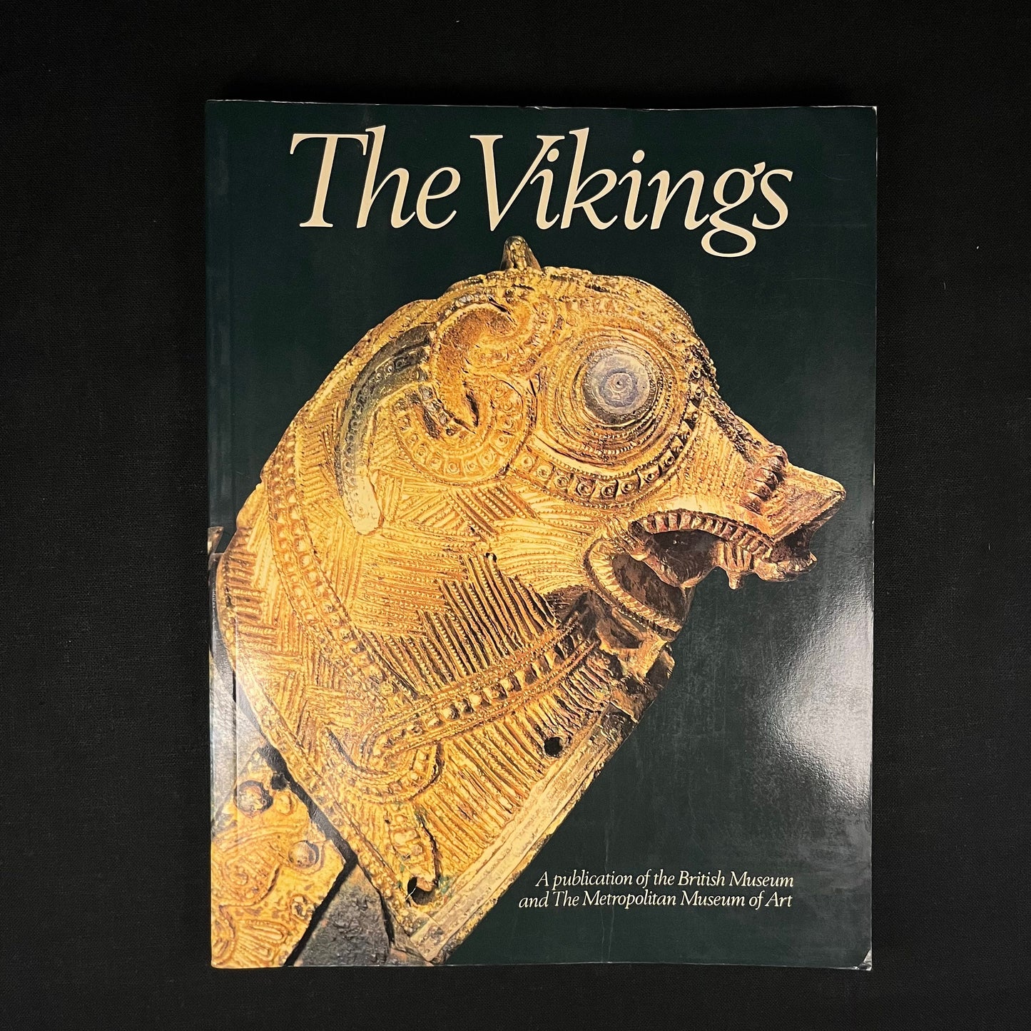 First Edition - The Vikings by James Graham-Campbell and Dafydd Kidd (1980) Vintage Softcover Book