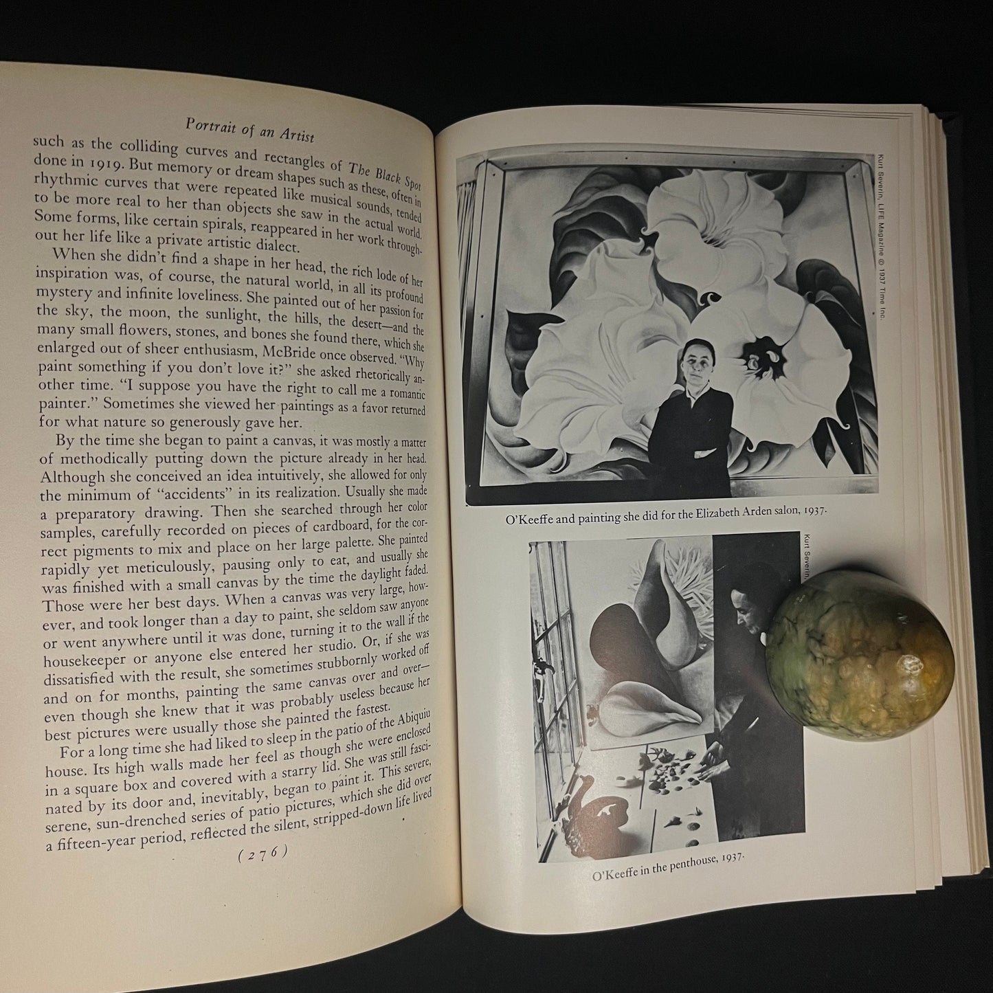 First Edition - Portrait of an Artist: A Biography of Georgia O'Keeffe by Laurie Lisle (1980) Vintage Hardcover Book