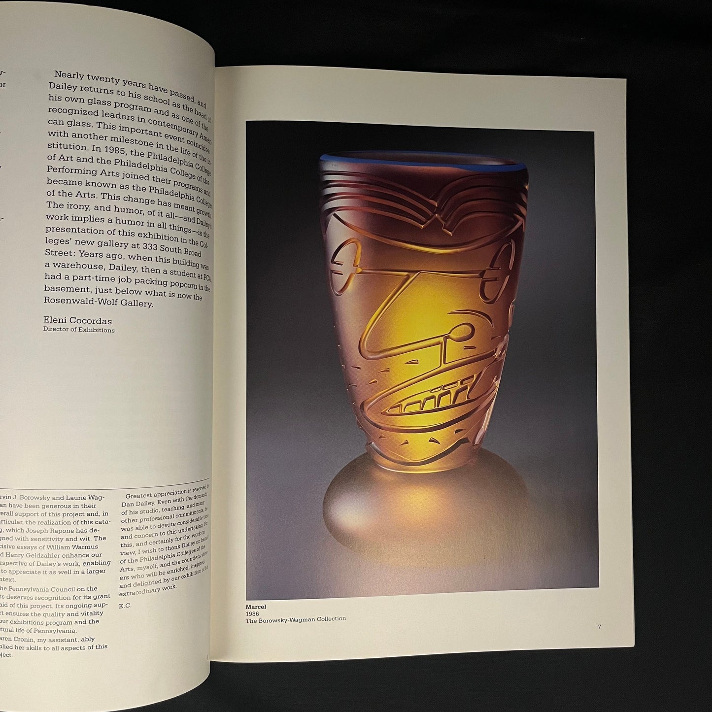 Dan Dailey: Simple Complexities in Drawings and Glass (1987) Vintage Exhibition Catalogue