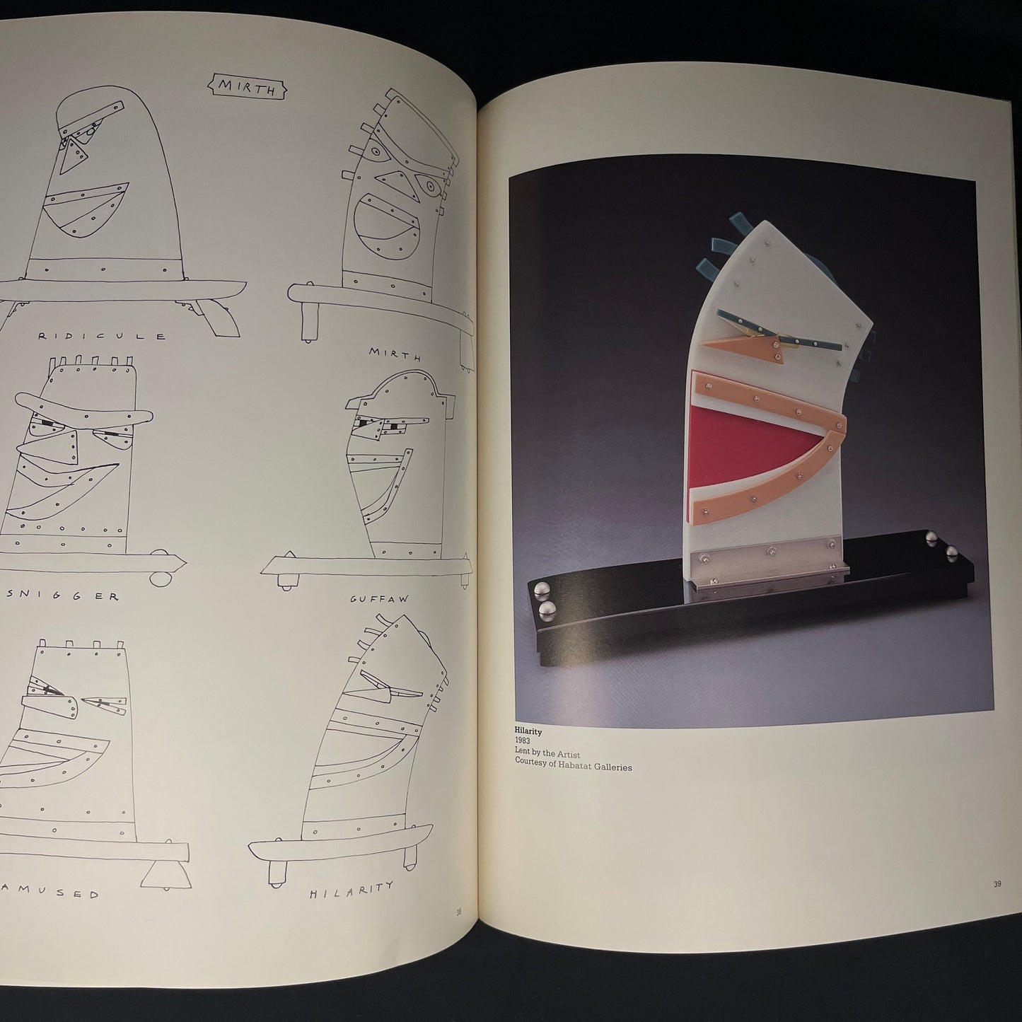 Dan Dailey: Simple Complexities in Drawings and Glass (1987) Vintage Exhibition Catalogue