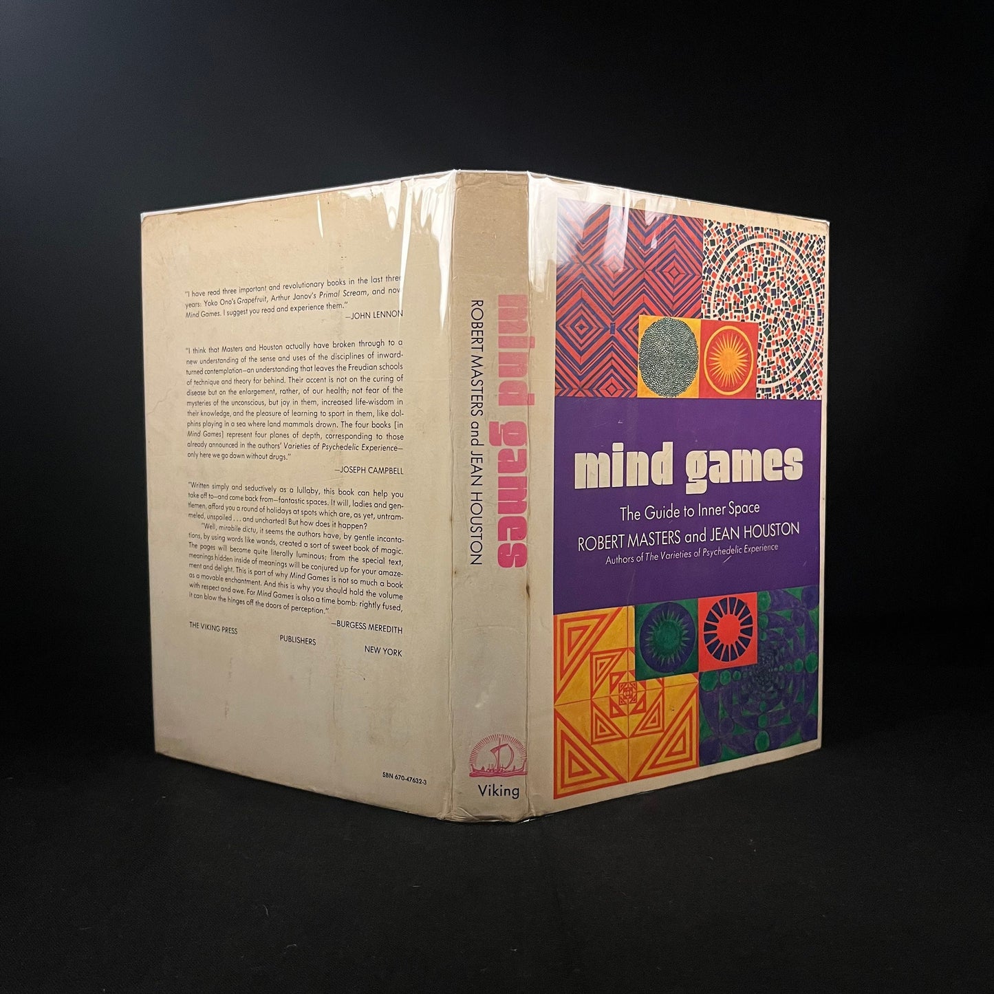 First Printing - Mind Games by Robert Masters and Jean Houston (1972) Vintage Hardcover Book