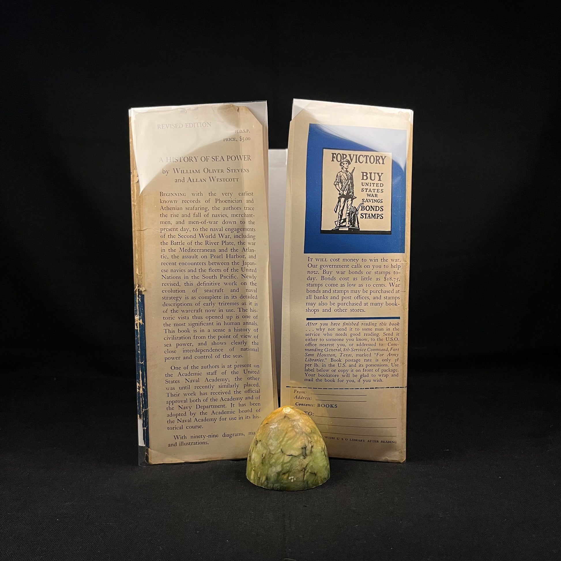 A History of Sea Power by William Oliver Stevens and Allan Westcott (1954) Vintage Hardcover Book