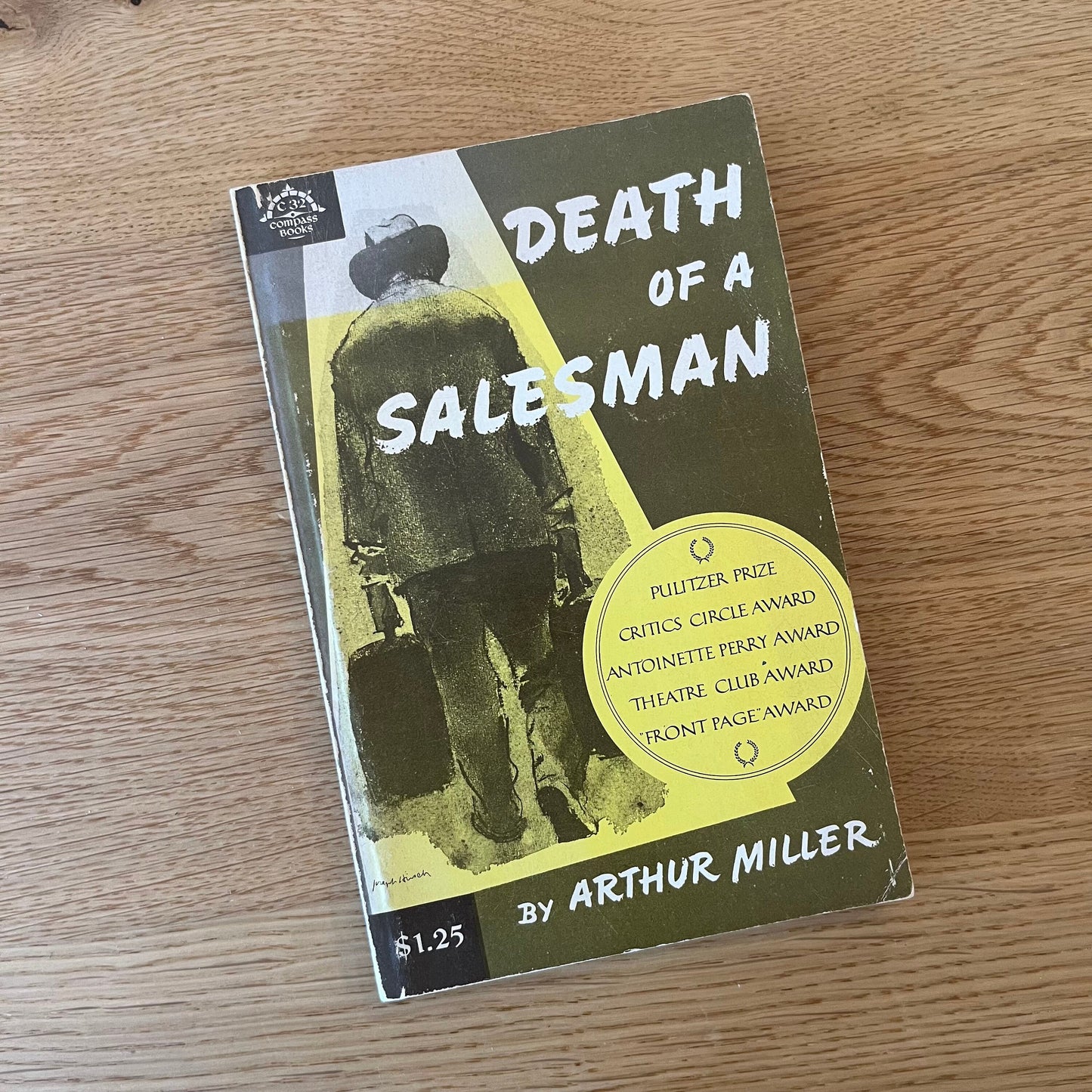 Death of a Salesman by Arthur Miller (1966) Vintage Mass Market Paperback Book