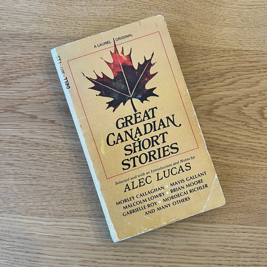 Great Canadian Short Stories Selected by Alex Lucas (1974) Vintage Paperback Book