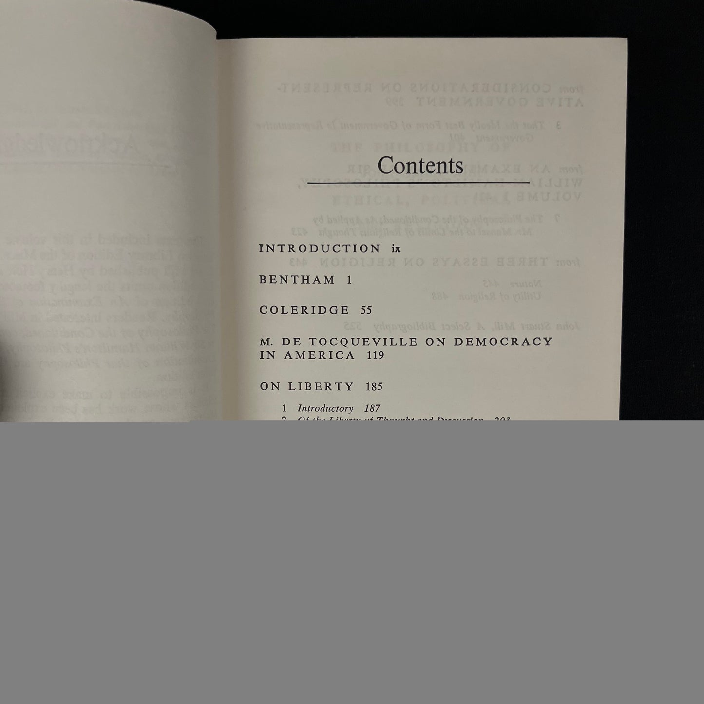 Modern Library - The Philosophy of John Stuart Mill (1961) Vintage Hardcover Book