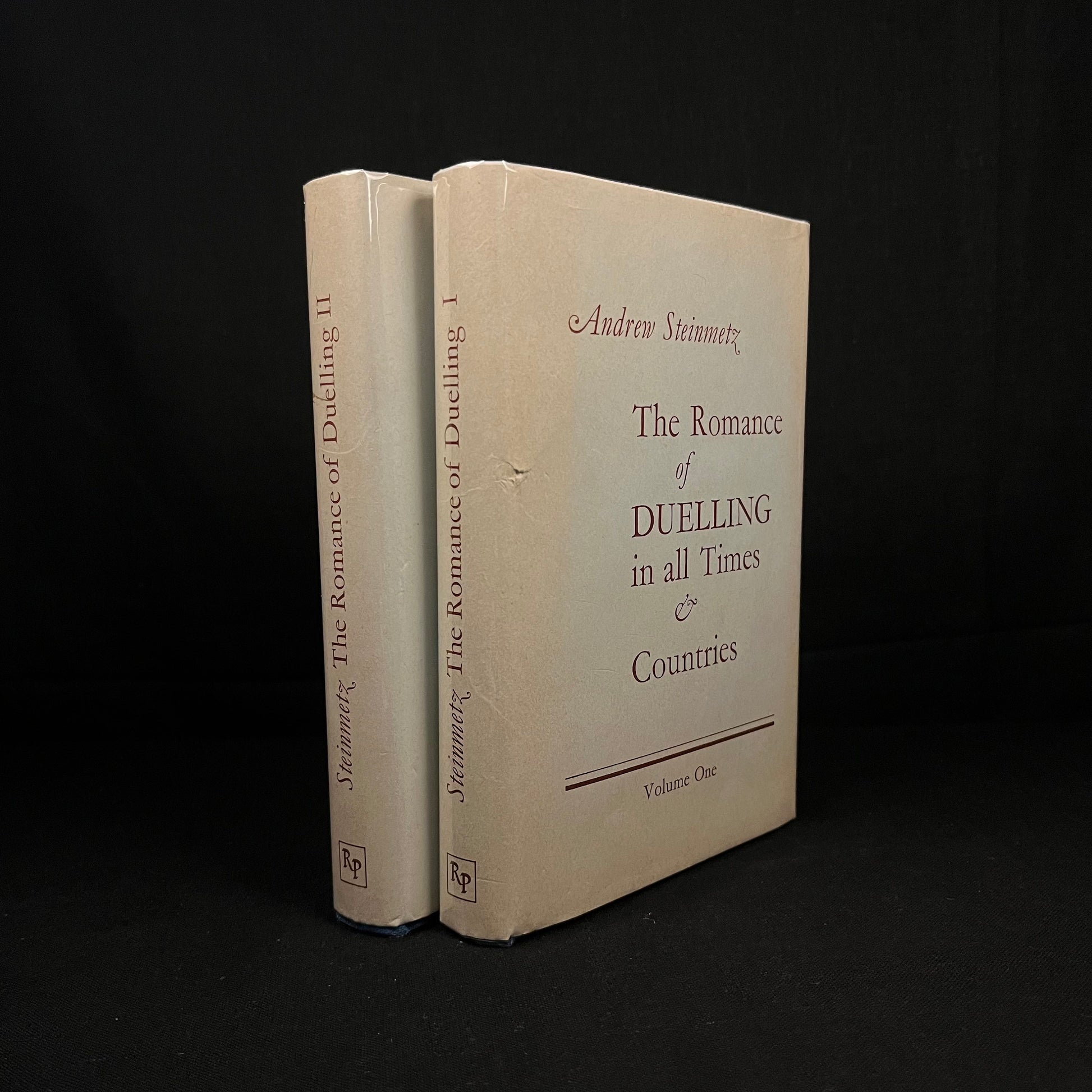 The Romance of Dueling in all Times and Countries: In Two Volumes by Andrew Steinmetz (1971) Vintage Hardcover Book Set