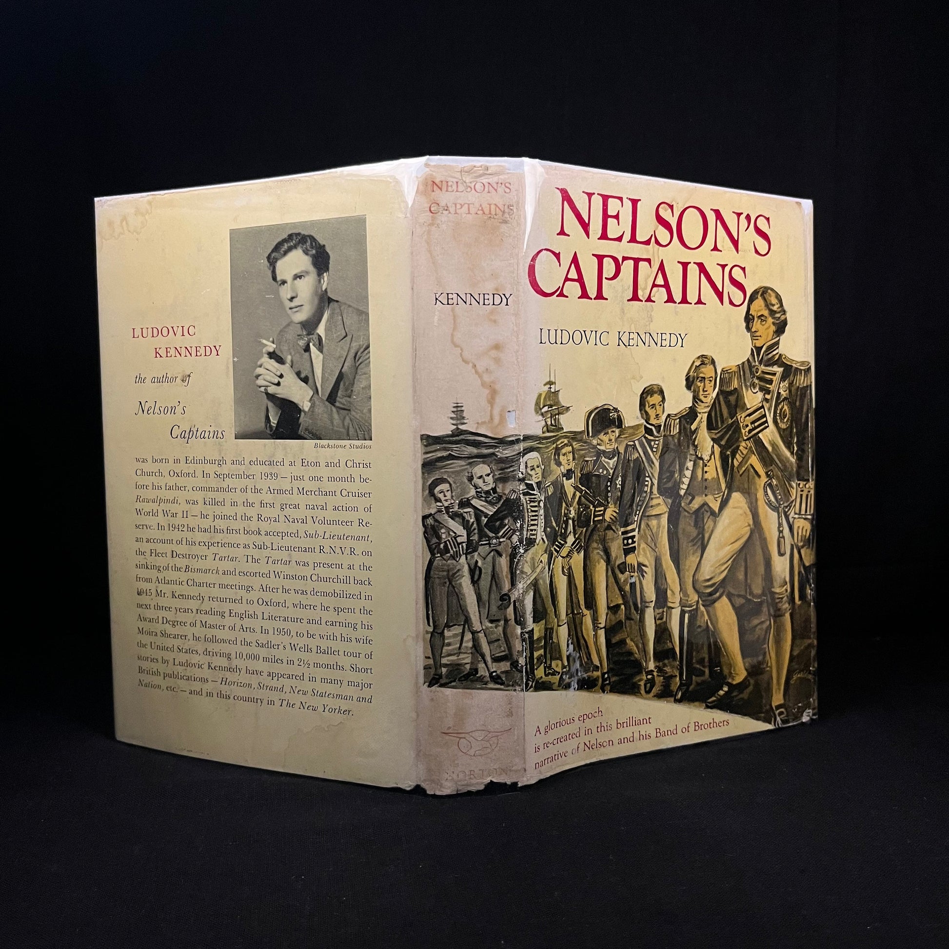 First Printing - Nelson’s Captains by Ludovic Kennedy (1951) Vintage Hardcover Book