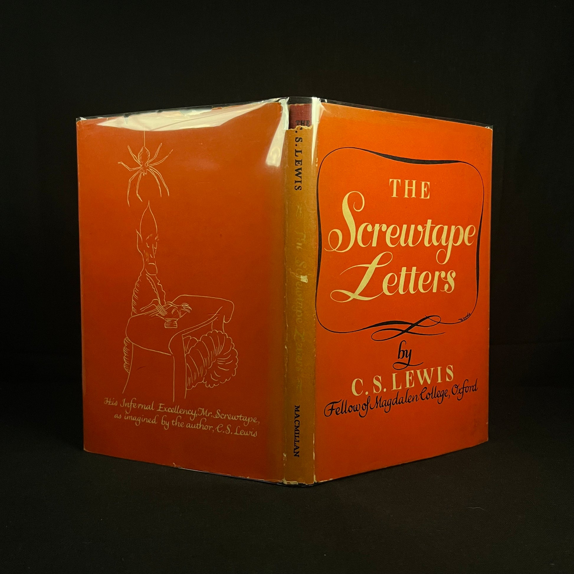 Early Printing - The Screwtape Letters by C. S. Lewis (1948) Vintage Hardcover Book