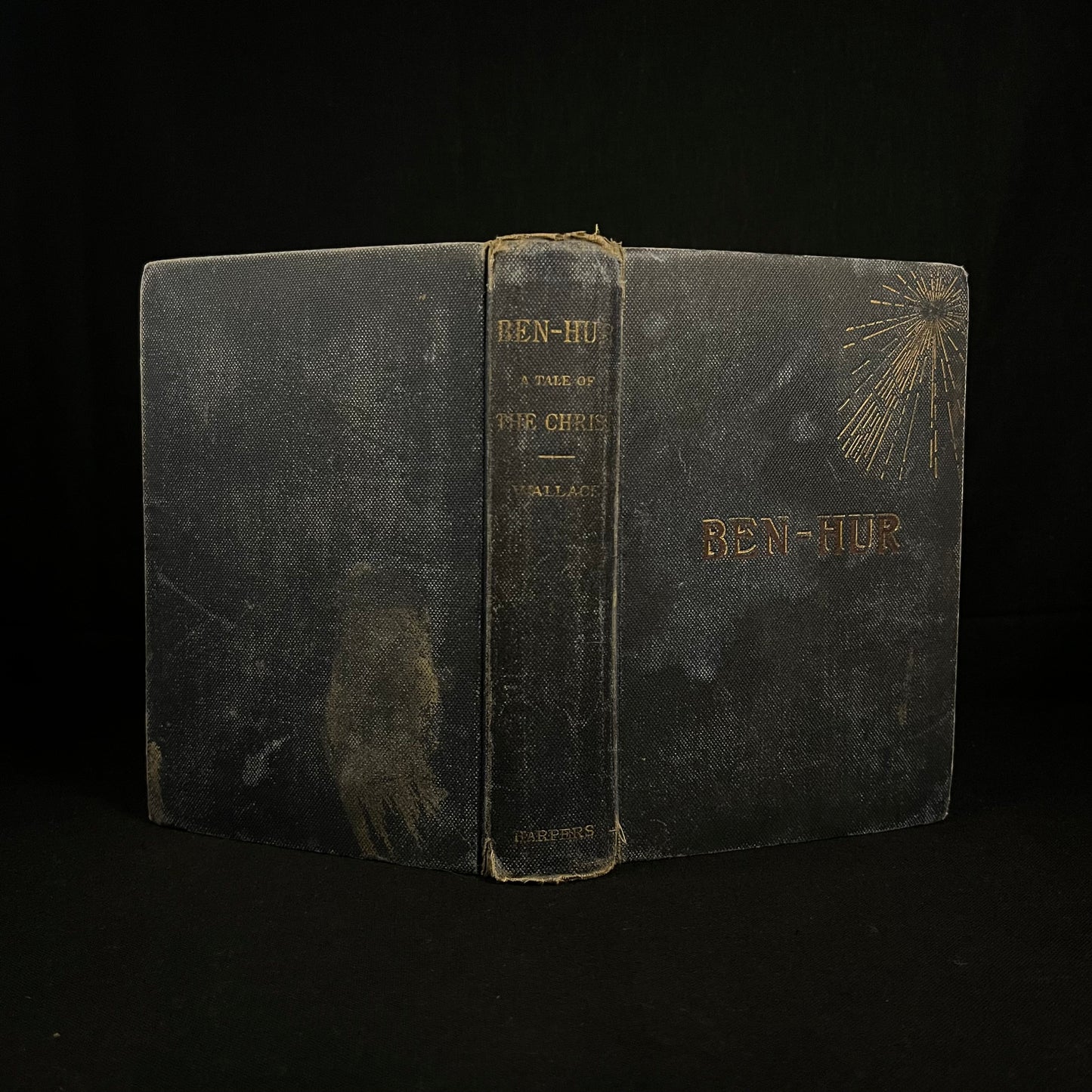 Ben-Hur: A Tale of The Christ by Lew. Wallace (1898) Vintage Hardcover Book