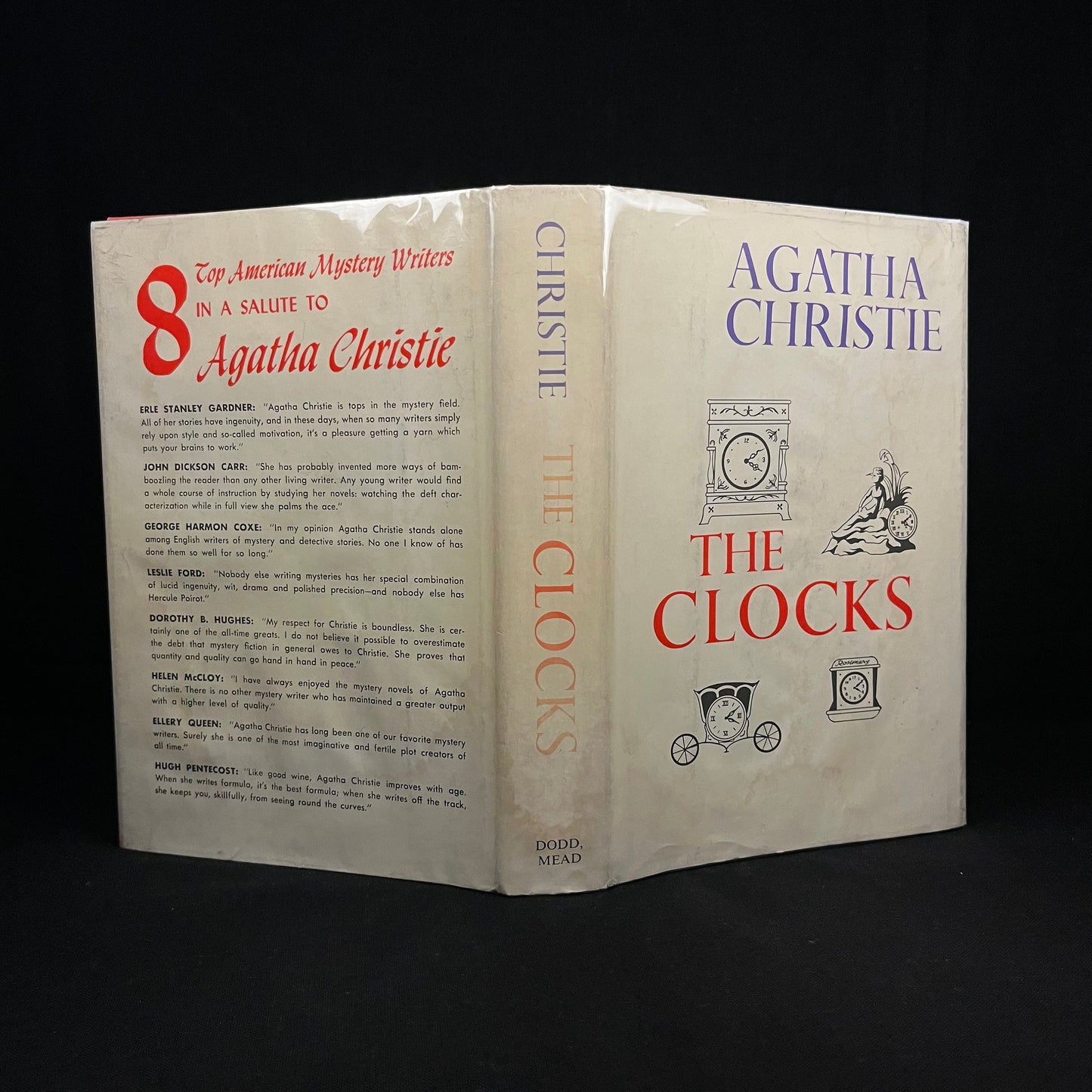 First Printing - The Clocks by Agatha Christie (1964) Vintage Hardcover Book