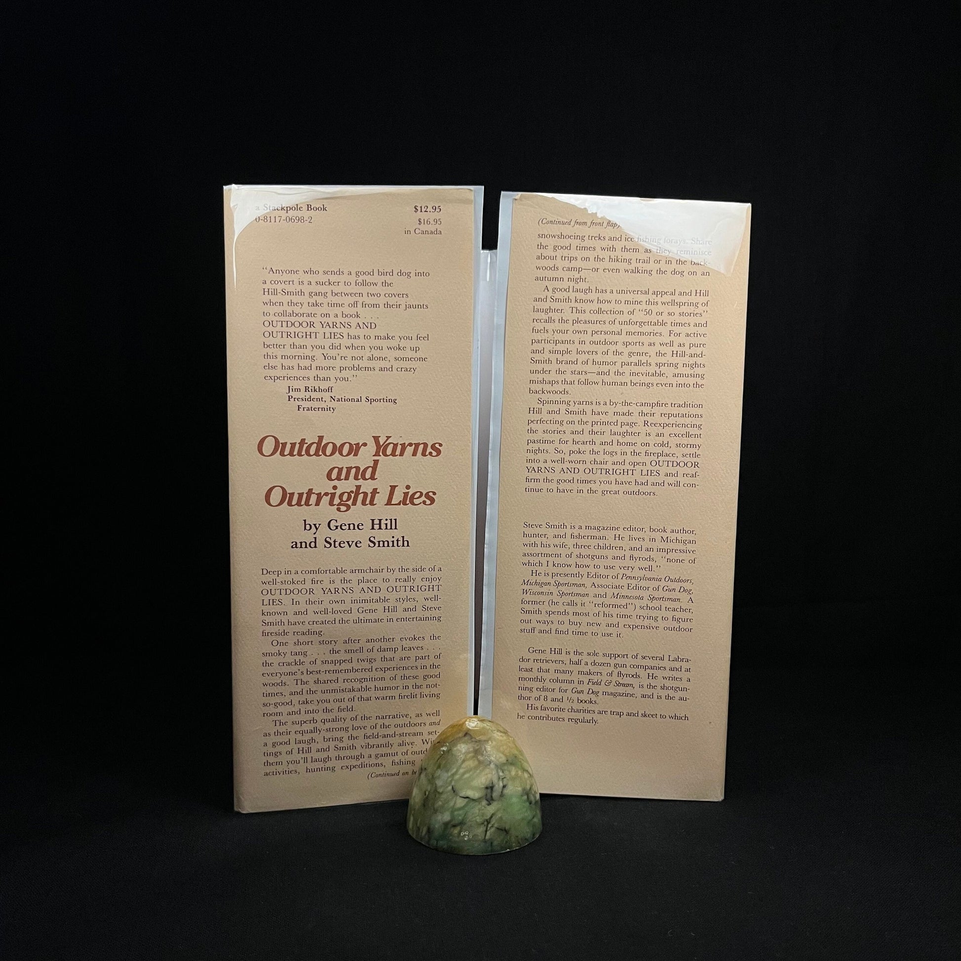 Outdoor Yarns and Outright Lies: 50 or so stories by two good sports by Gene Hill and Steve Smith (1983) Vintage Hardcover Book