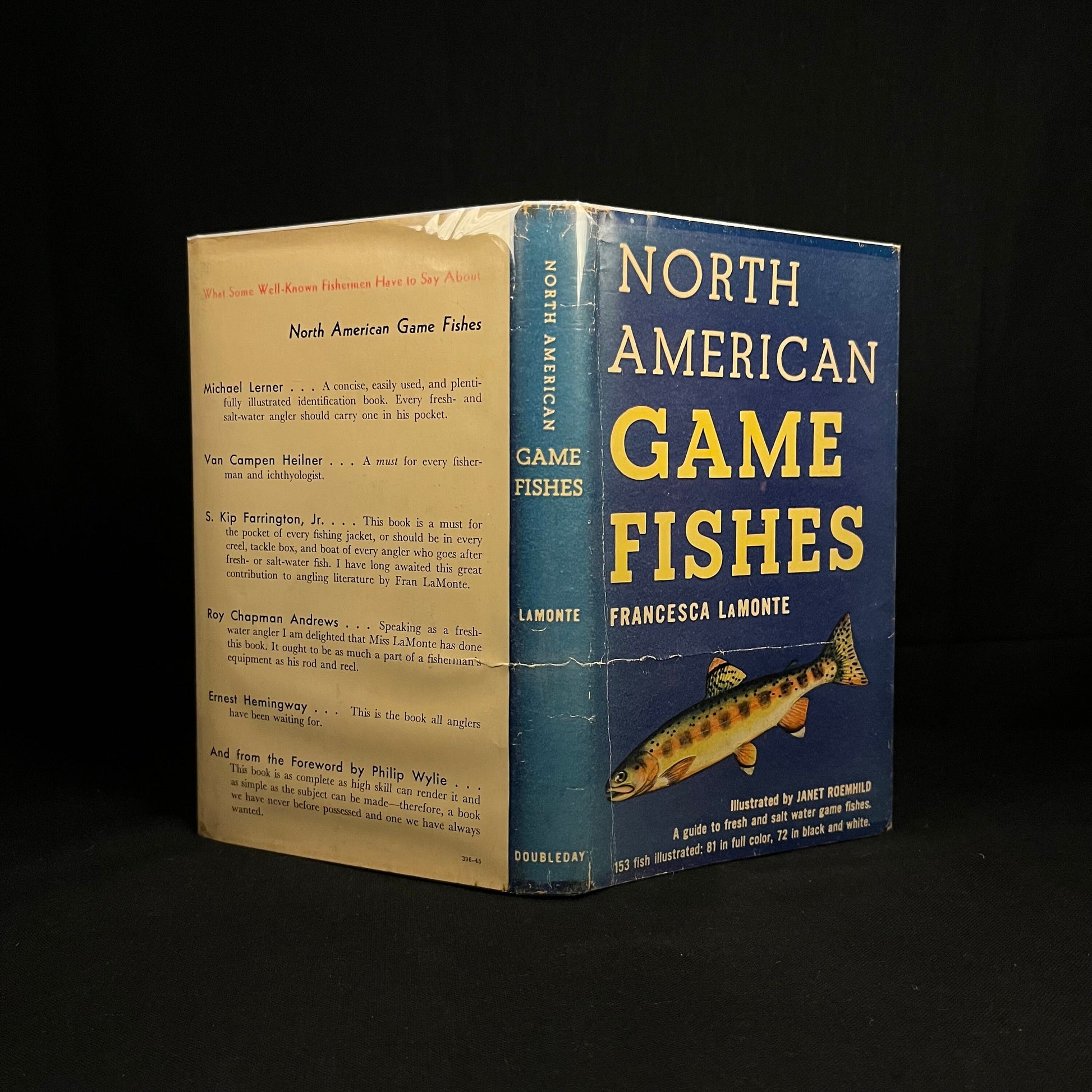 North American Game Fishes by Francesca LaMonte (1950) Vintage Hardcover Book