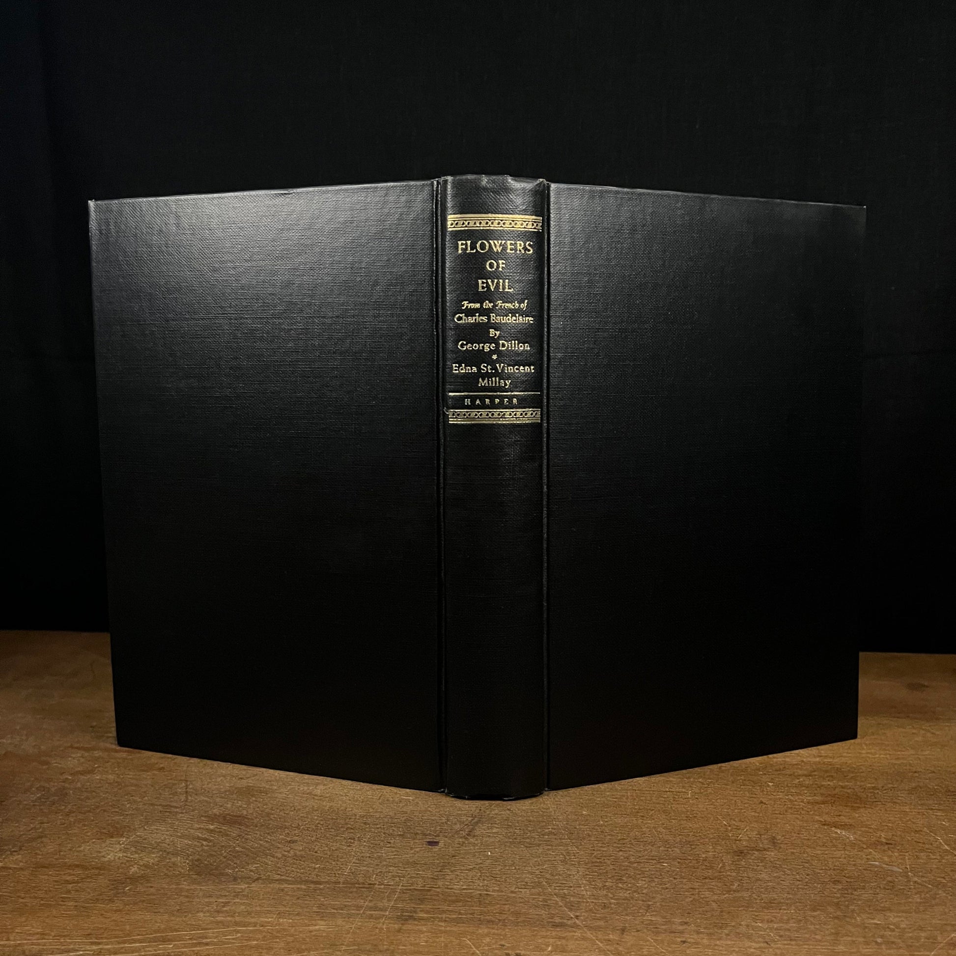 Flowers of Evil from the French of Charles Baudelaire by George Dillon and Edna St. Vincent Millay (1958) Vintage Hardcover Book