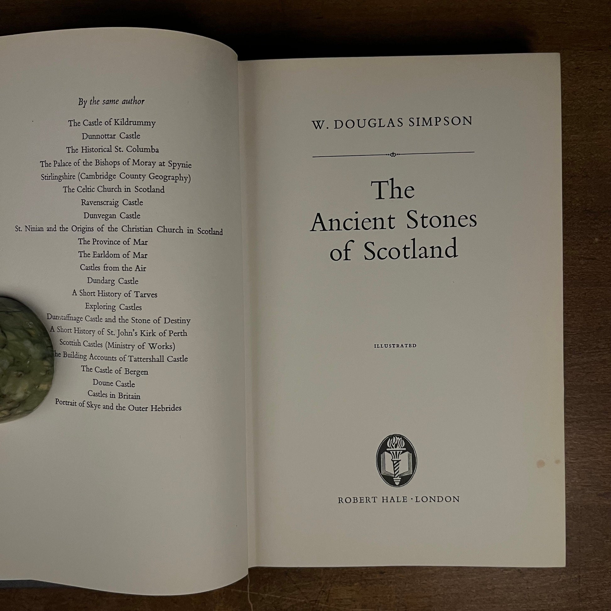 The Ancient Stones of Scotland by W. Douglass Simpson (1968) Vintage Hardcover Book