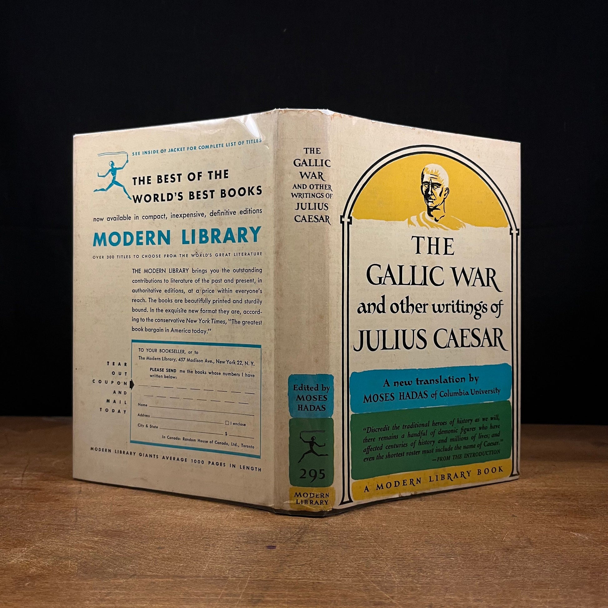 Modern Library - The Gallic War and other writings of Julius Caesar (1957) Vintage Hardcover Book