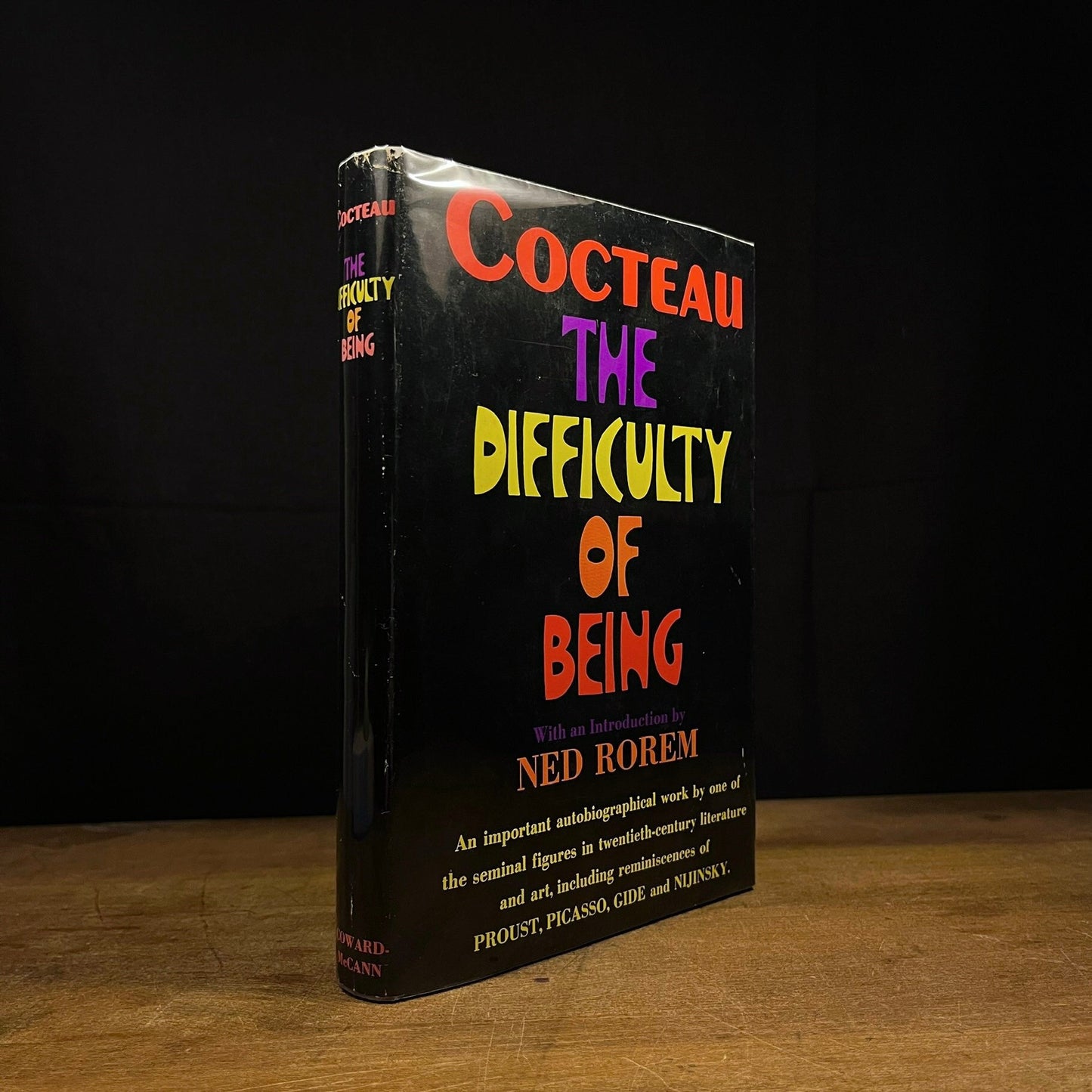 First Printing - The Difficulty of Being by Jean Cocteau (1967) Vintage Hardcover Book