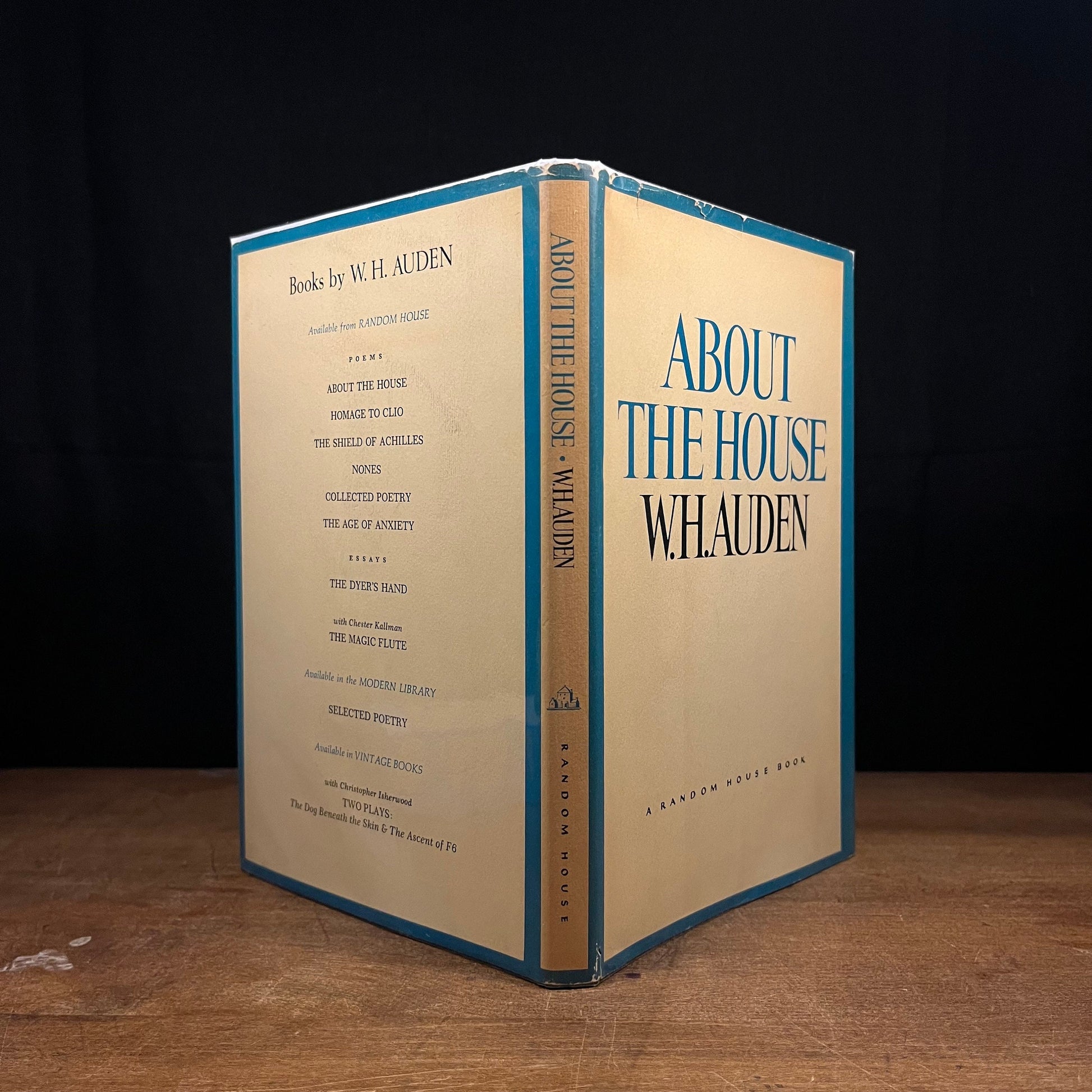 Early Printing - About the House by W. H. Auden (1965) Vintage Hardcover Book