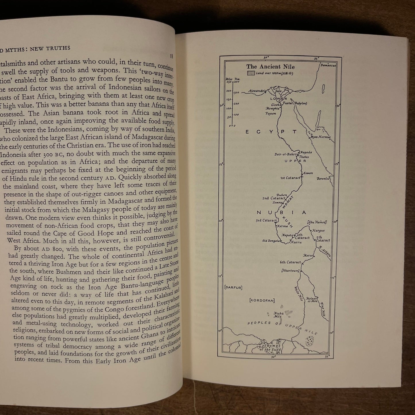 First Printing - Africa in History: Themes and Outlines by Basil Davidson (1969) Vintage Hardcover Book