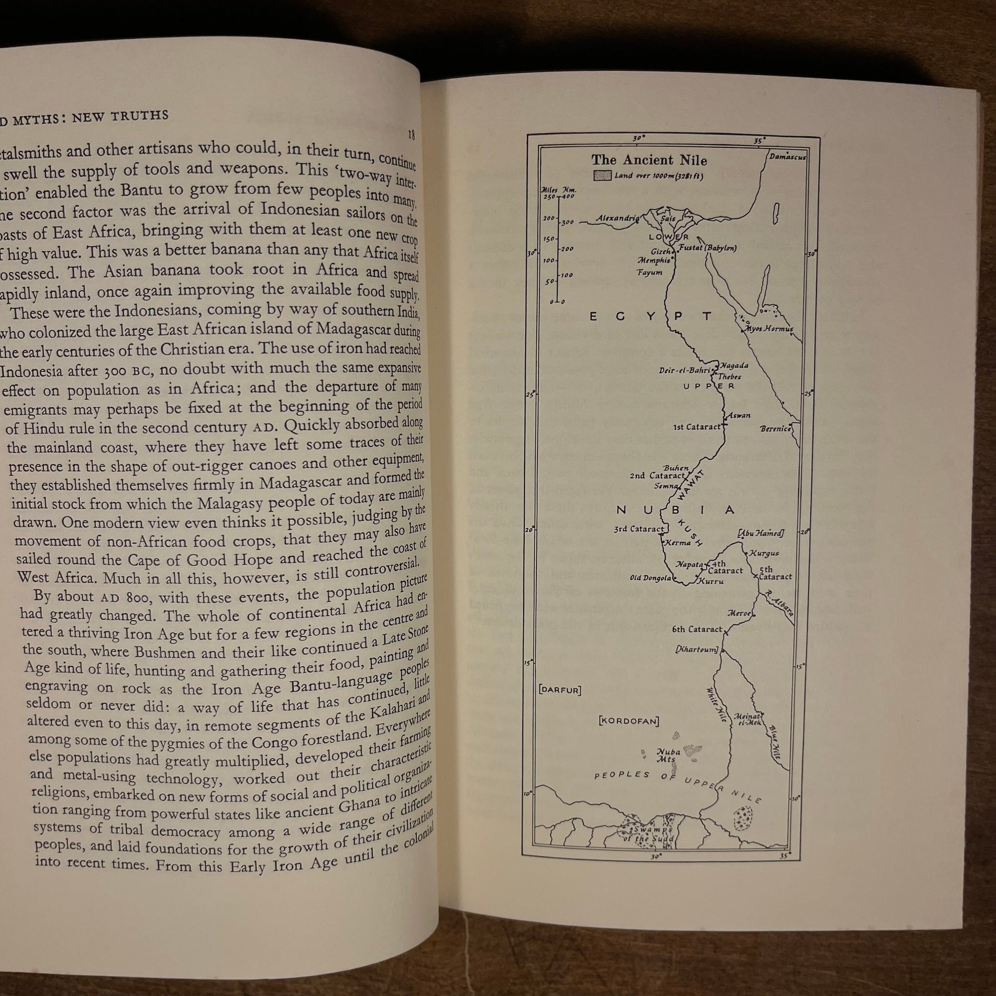 First Printing - Africa in History: Themes and Outlines by Basil Davidson (1969) Vintage Hardcover Book