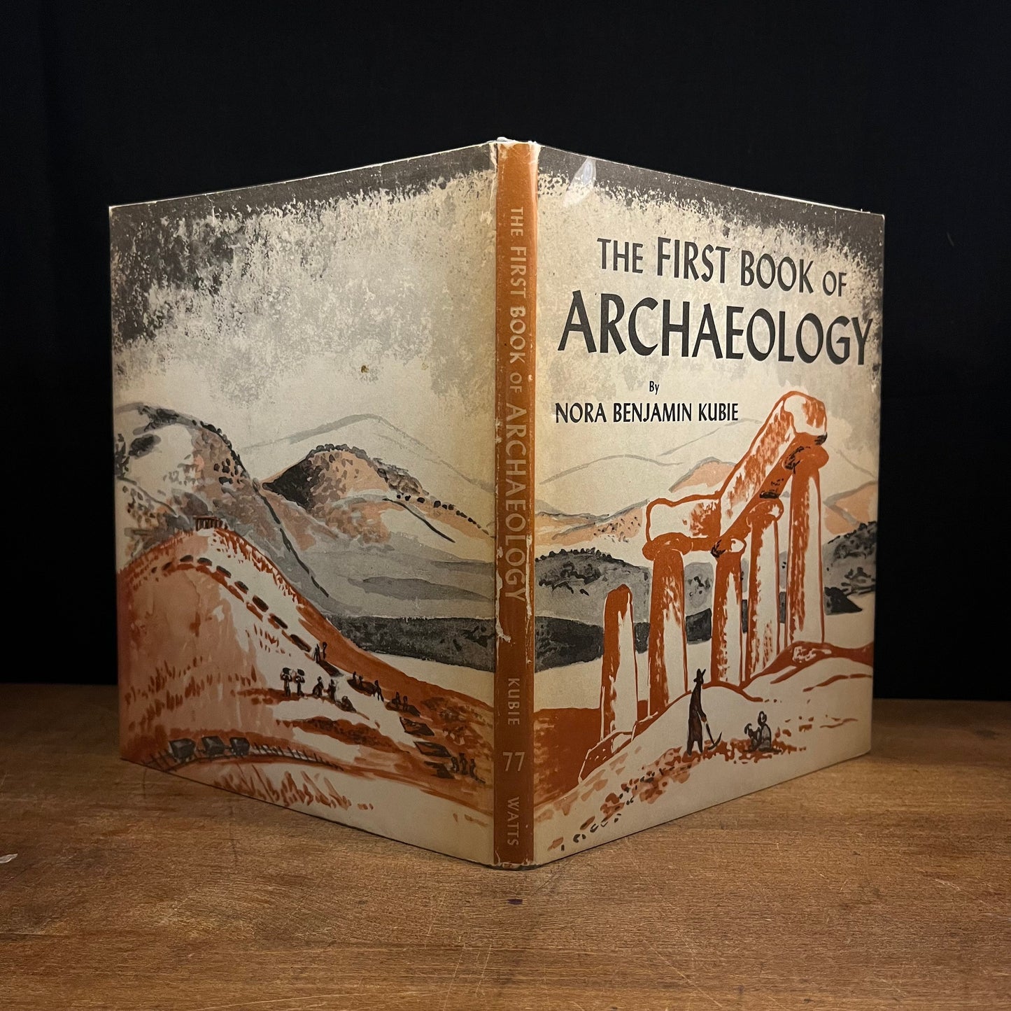 Early Printing - The First Book of Archaeology by Nora Benjamin Kubie (1957) Vintage Hardcover Book
