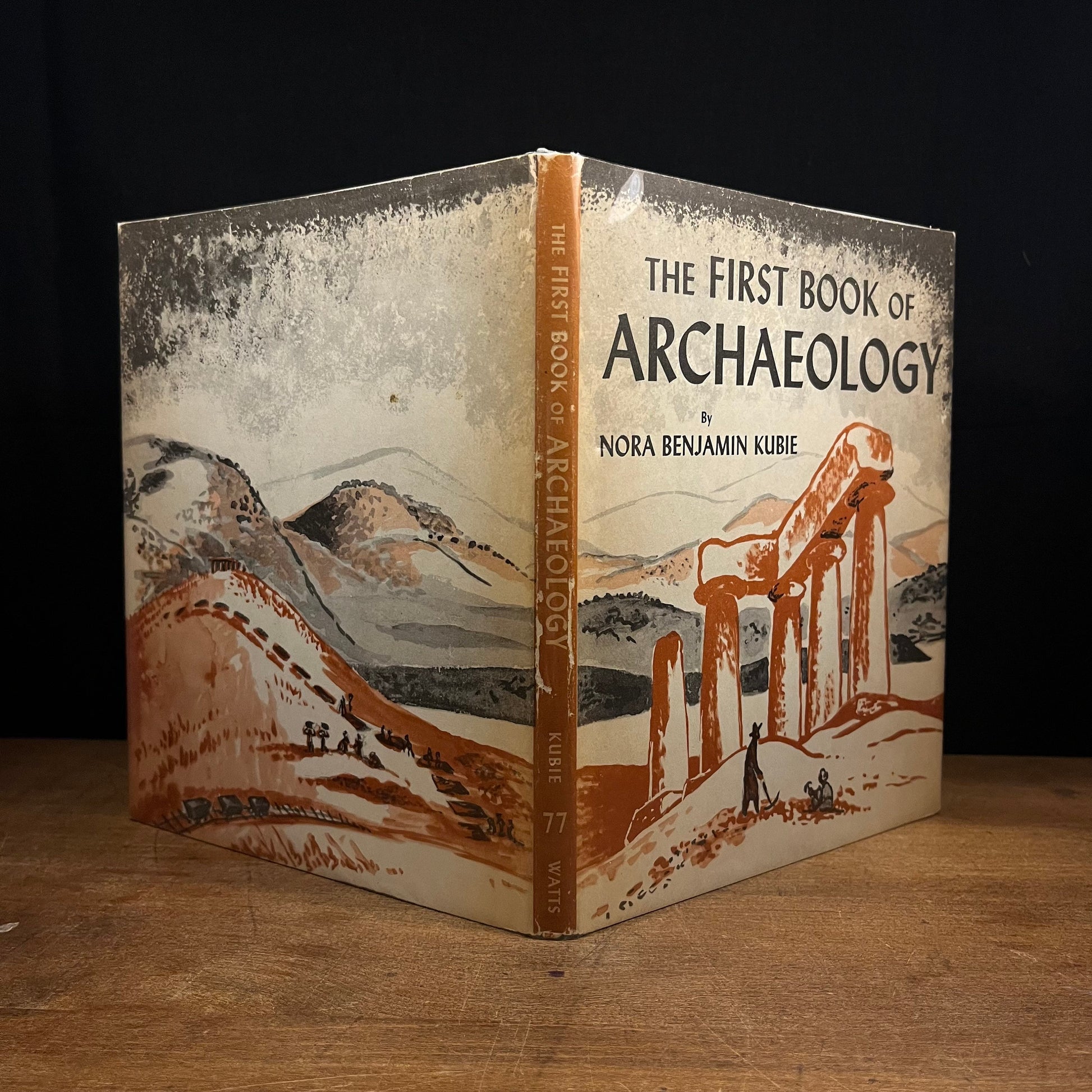 Early Printing - The First Book of Archaeology by Nora Benjamin Kubie (1957) Vintage Hardcover Book