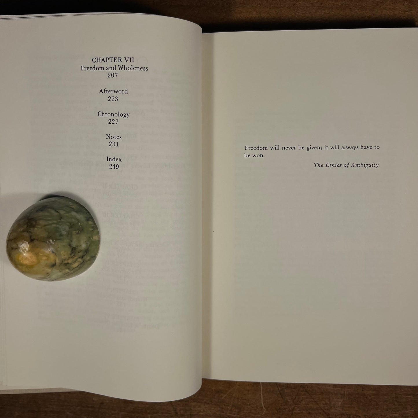 First Printing - Simone de Beauvoir: A Life of Freedom by Caroline Ascher (1981) Vintage Hardcover Book