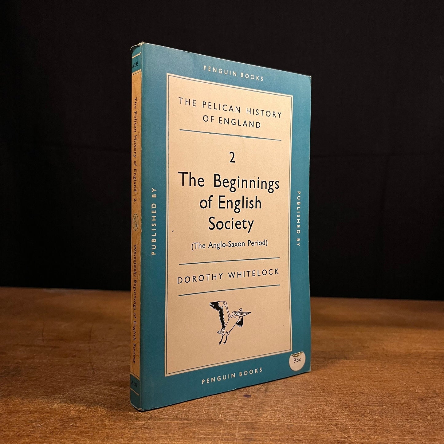 The Pelican History of England: The Beginnings of English Society (The Anglo-Saxon Period) by Doris M. Stenton (1959) Vintage Paperback Book