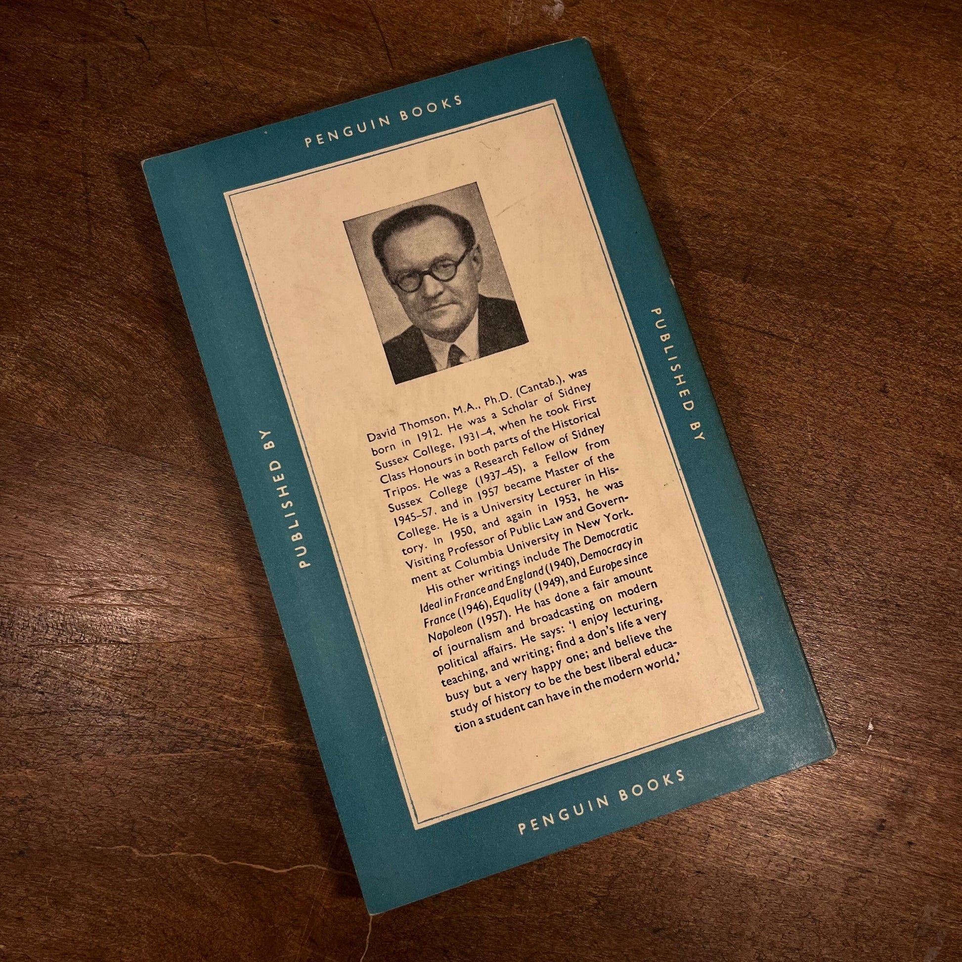 The Pelican History of England: England in the Nineteenth Century (1815-1914) by David Thomson (1960) Vintage Paperback Book