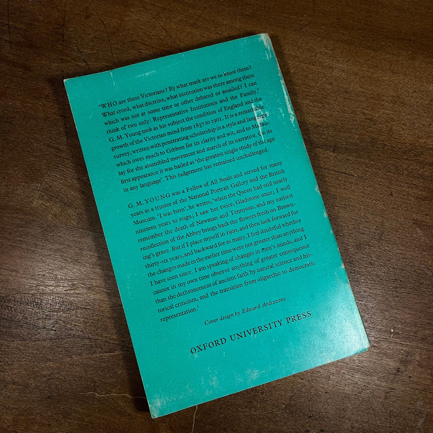 Victorian England: Portrait of an Age by G. M. Young (1960) Vintage Paperback Book