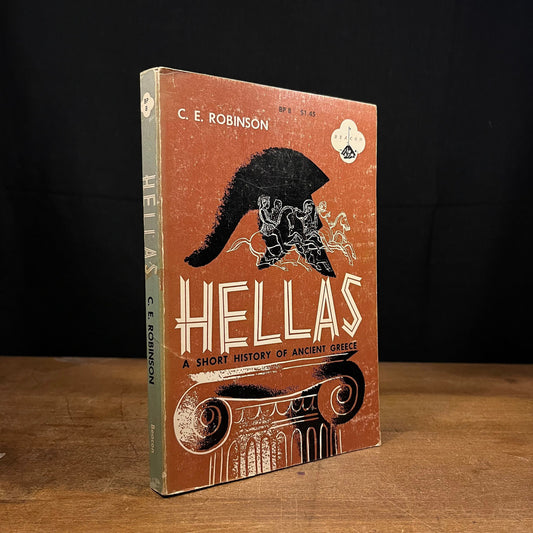 Hellas: A Short History of Ancient Greece by C. E. Robinson (1961) Vintage Paperback Book